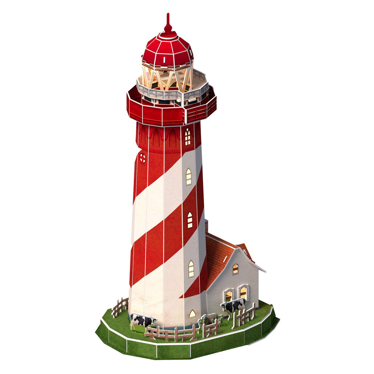Cubic Fun 3D Puzzel Vuurtoren LED