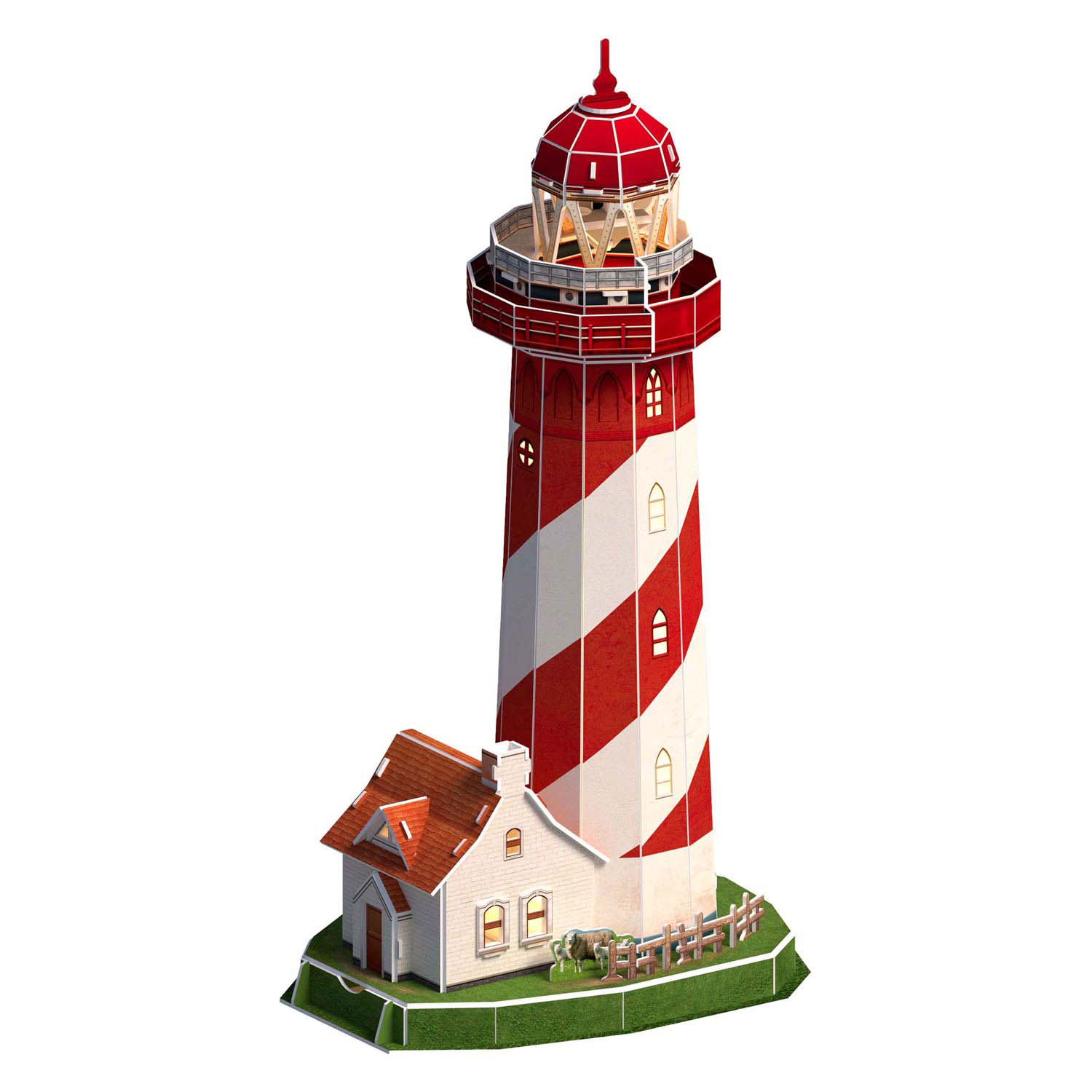 Cubic Fun 3D Puzzel Vuurtoren LED