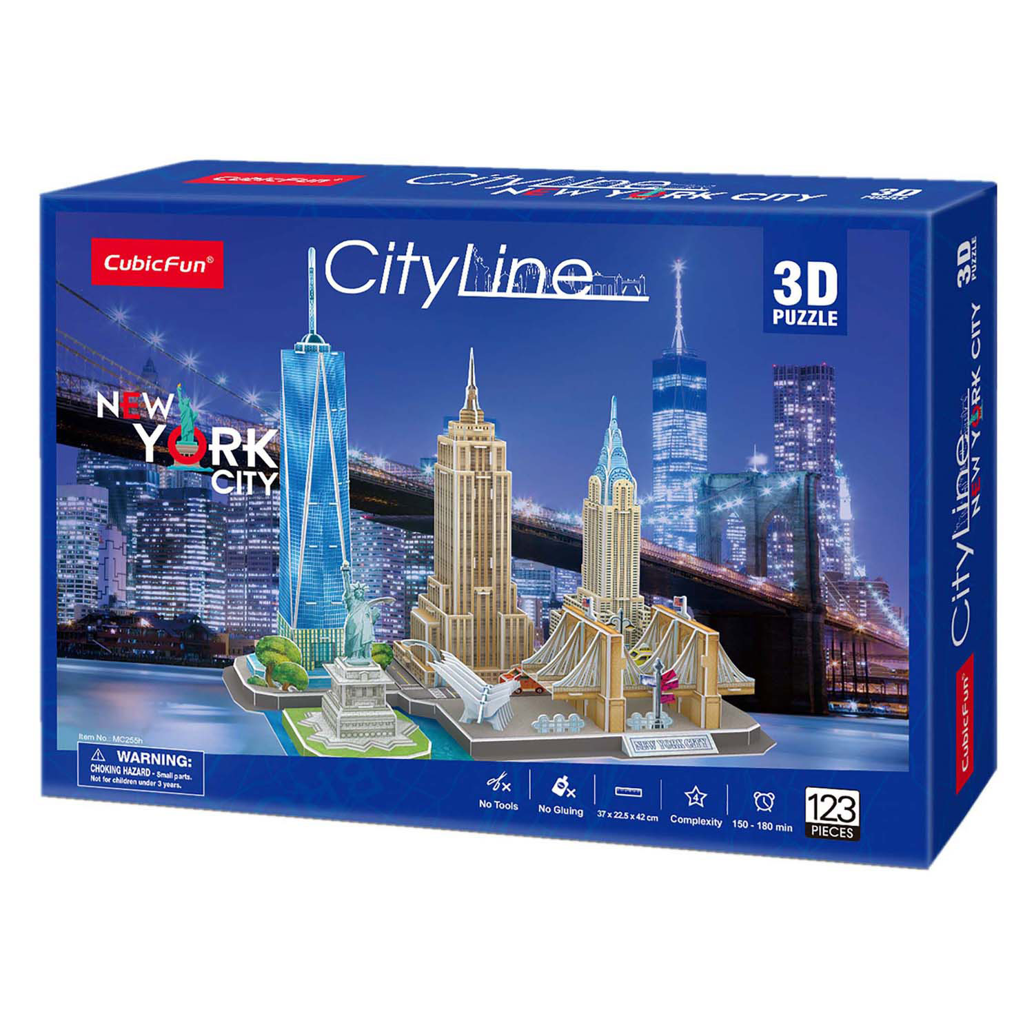 Puzzle 3D cubique amusant City Line New York City