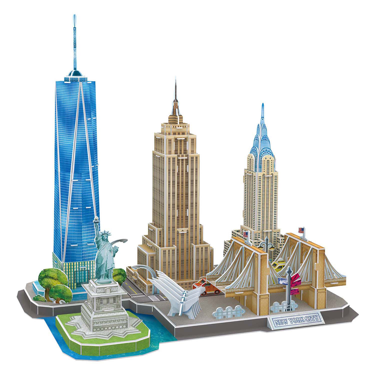 Puzzle 3D cubique amusant City Line New York City