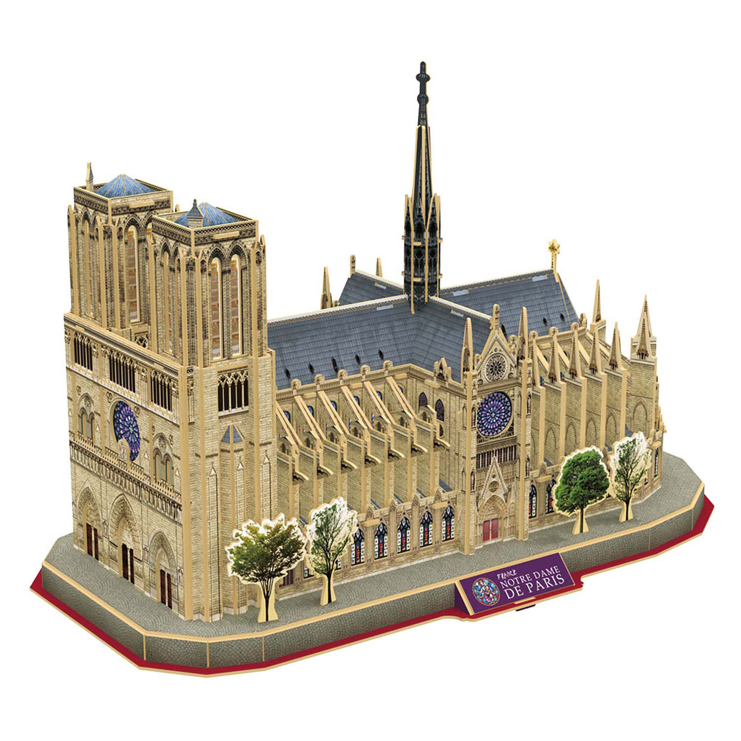 Kubisches lustiges 3D-Puzzle National Geographic Notre Dam Paris