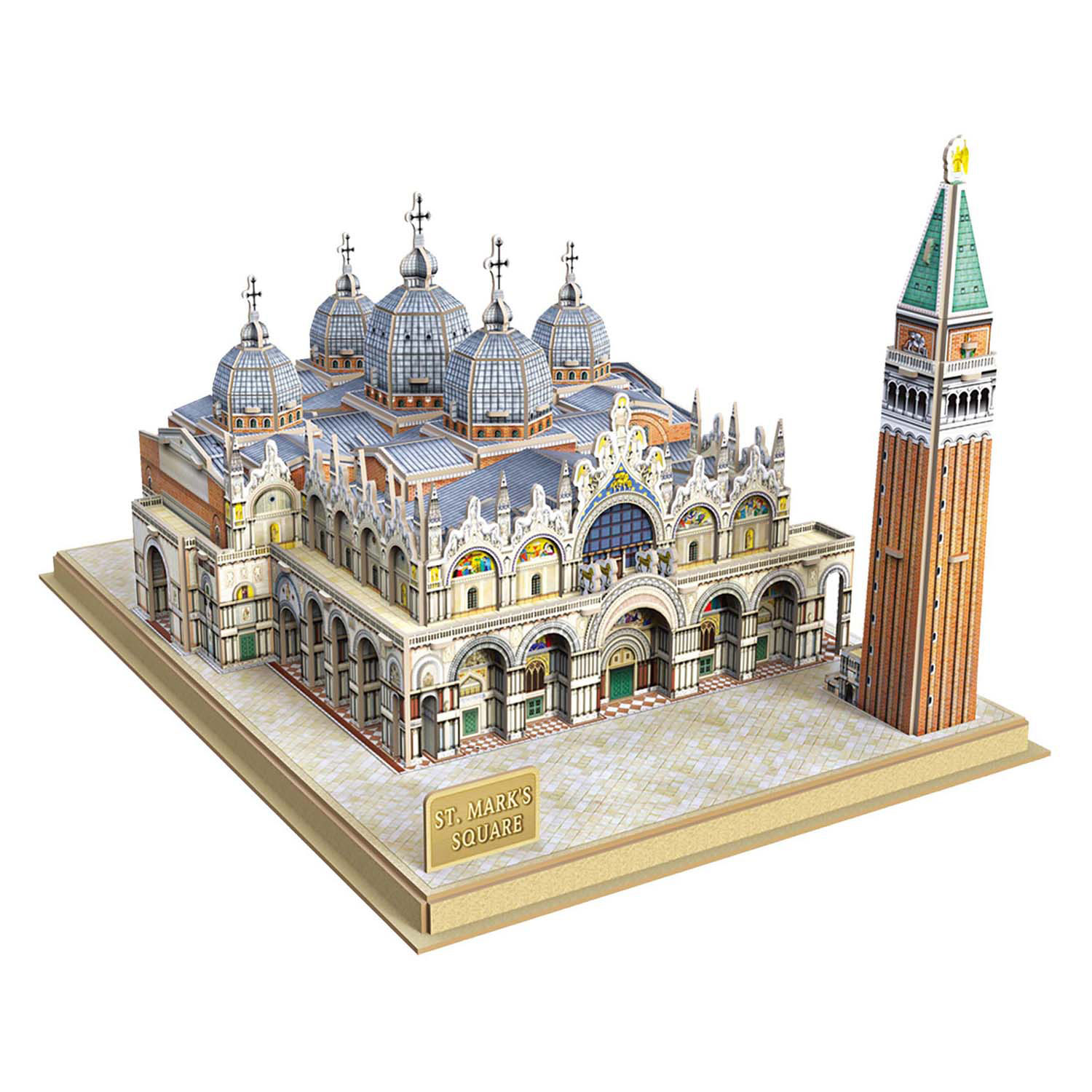 Puzzle 3D cubique amusant National Geographic Place Saint-Marc