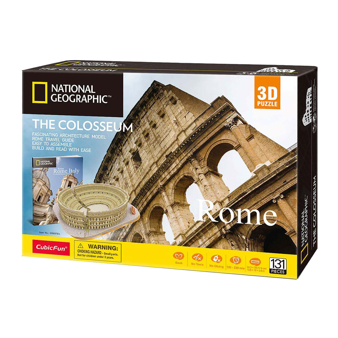 Puzzle 3D cubique amusant National Geographic Le Colisée