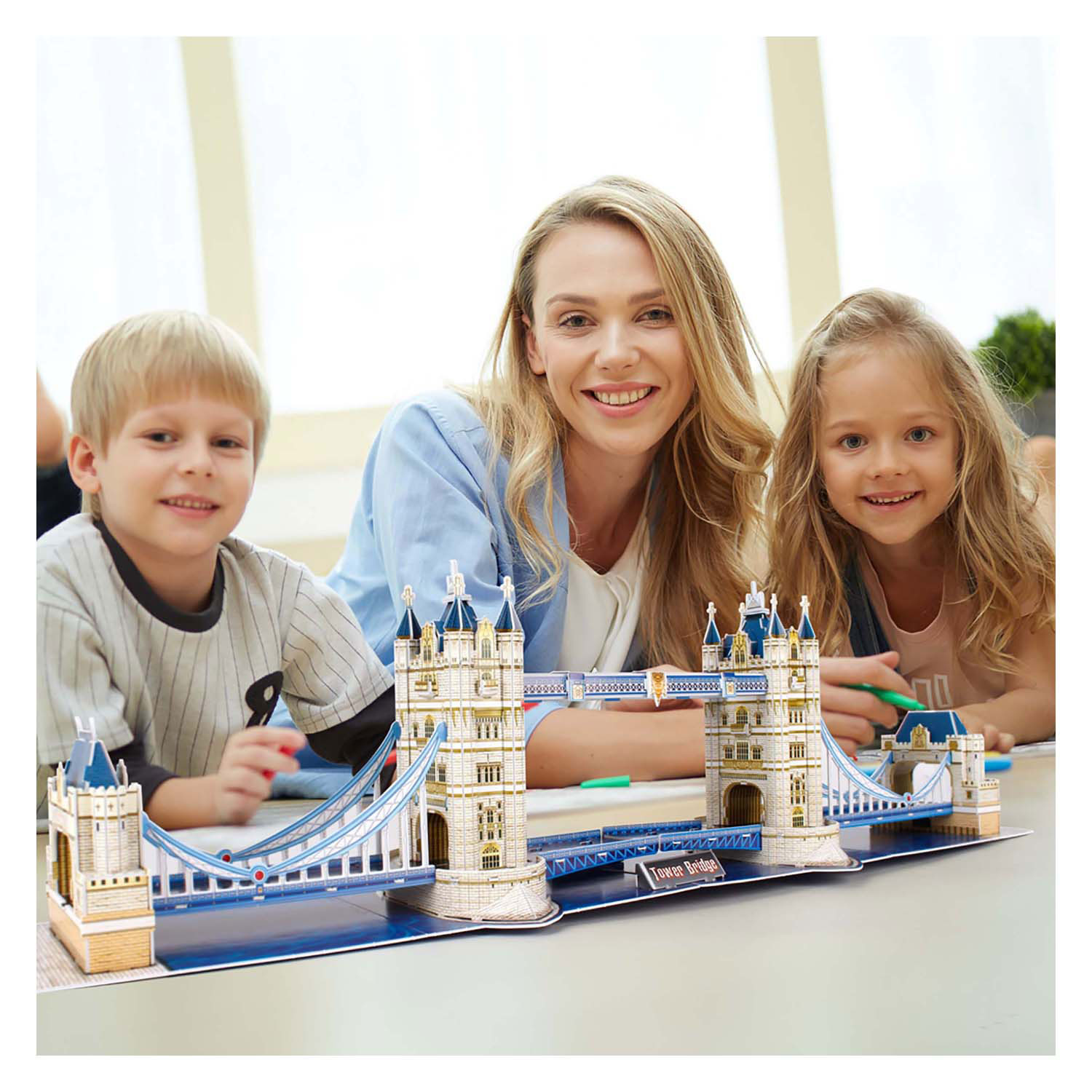 Puzzle 3D amusant cubique National Geographic Tower Bridge