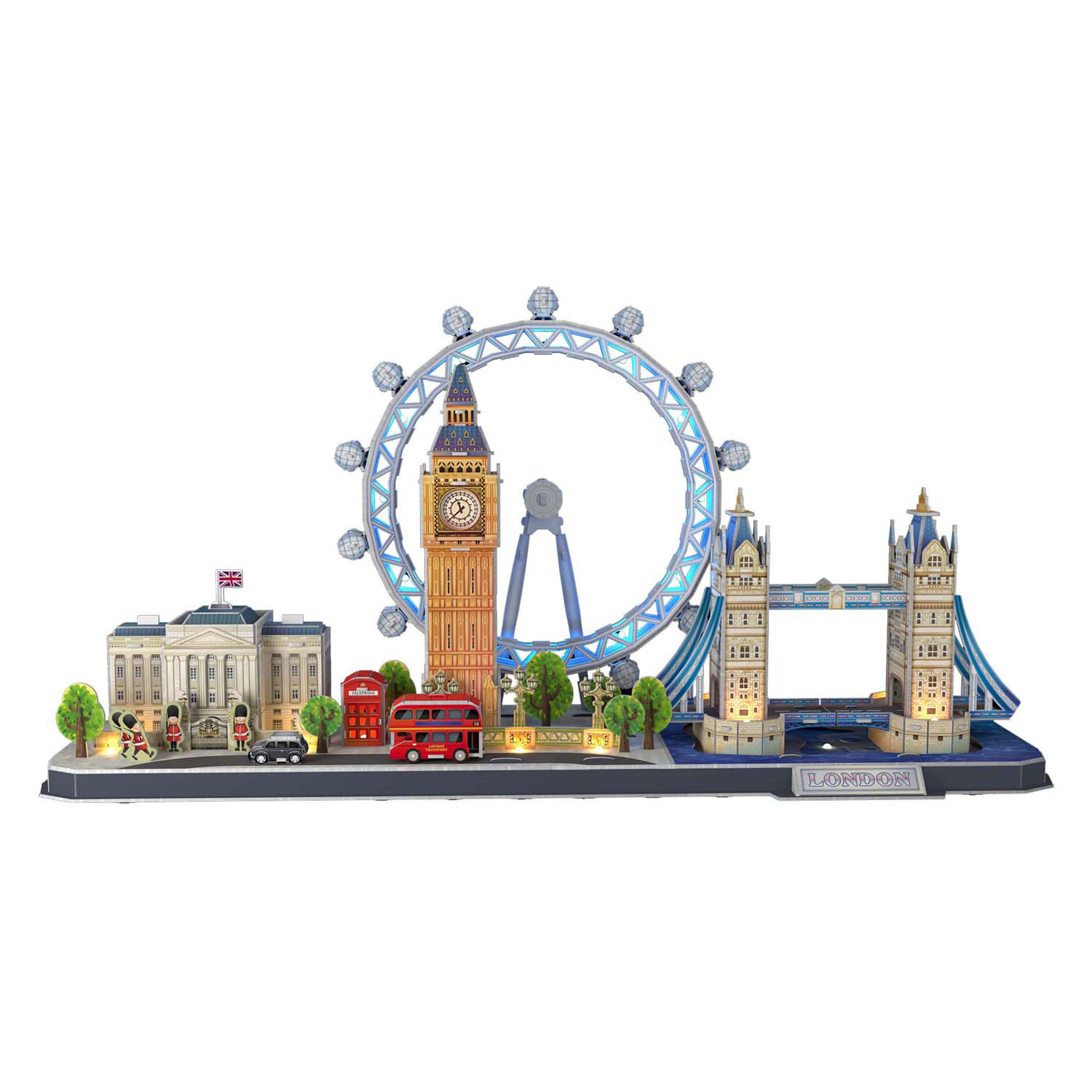 Puzzle 3D Cubic Fun City Line Londres LED