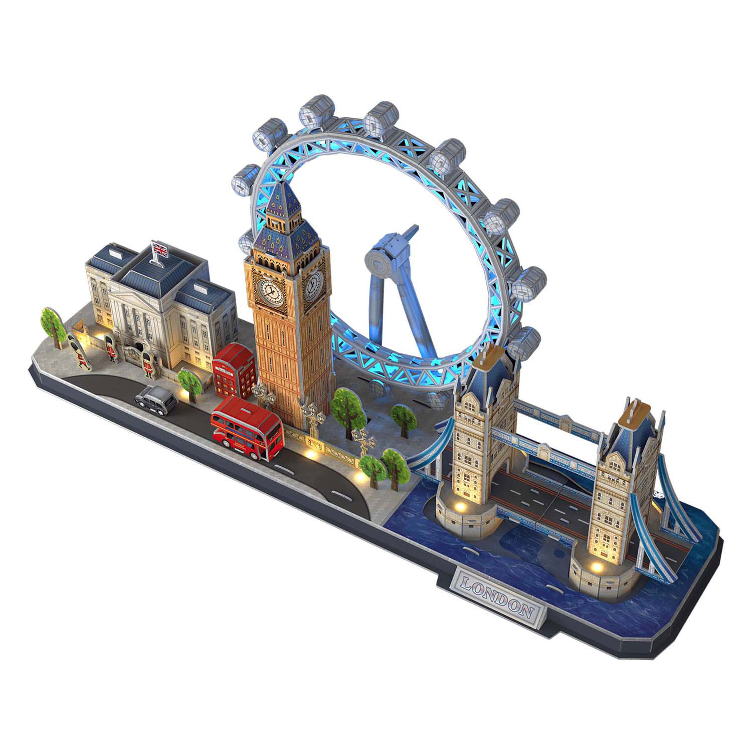Puzzle 3D Cubic Fun City Line Londres LED