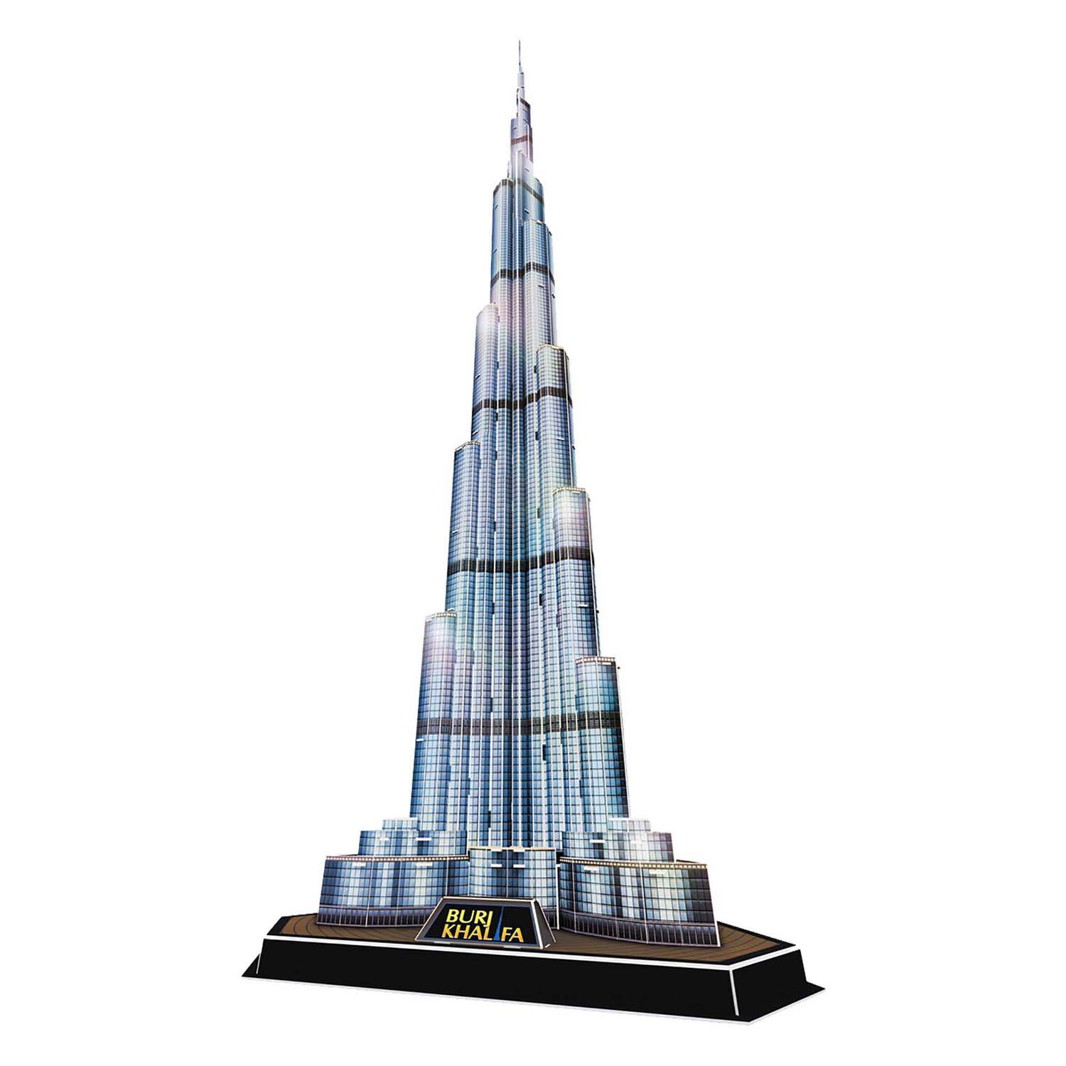 Puzzle 3D cubique amusant Burj Khalifa avec éclairage LED