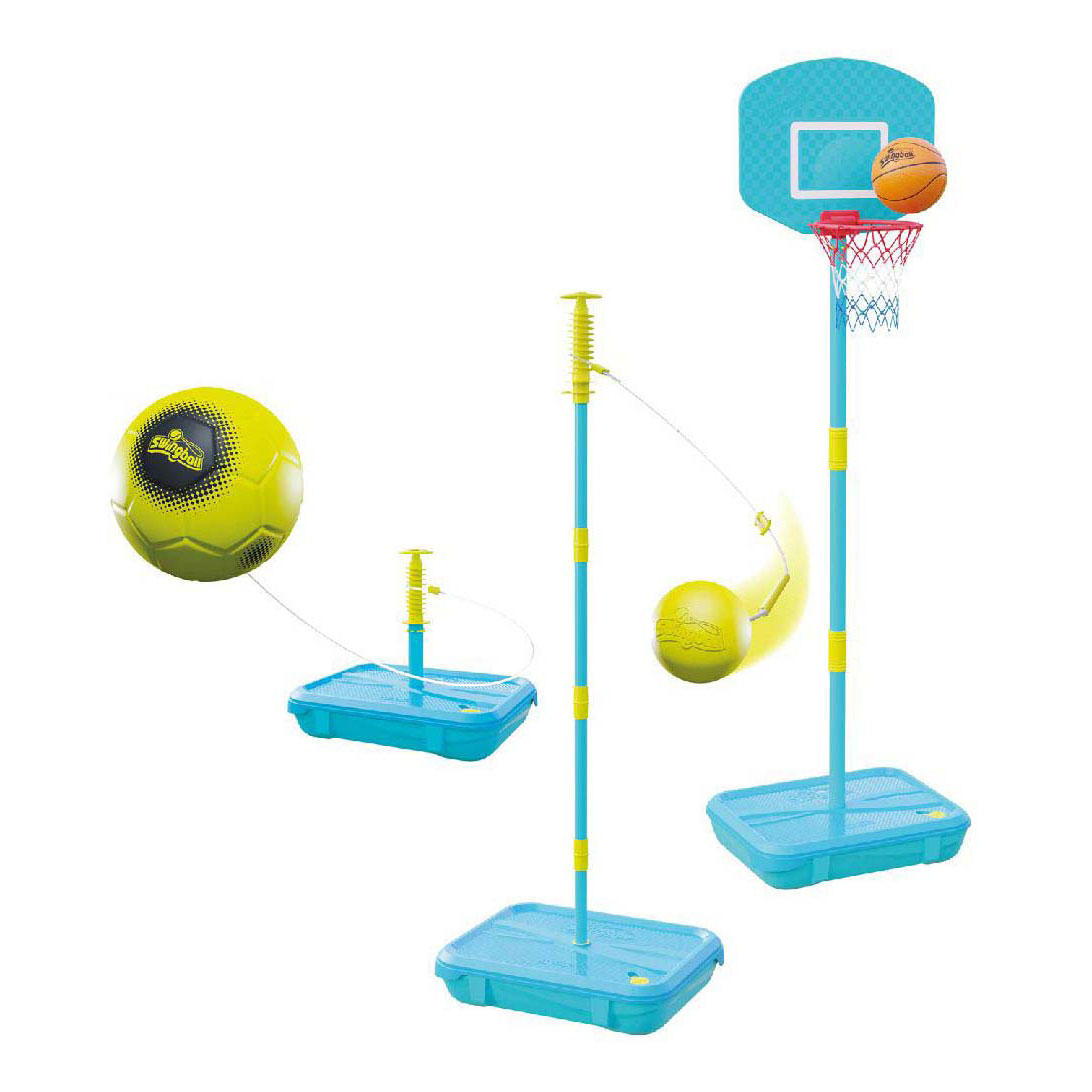 Ensemble de jeu 3 en 1 Mookie Swingball