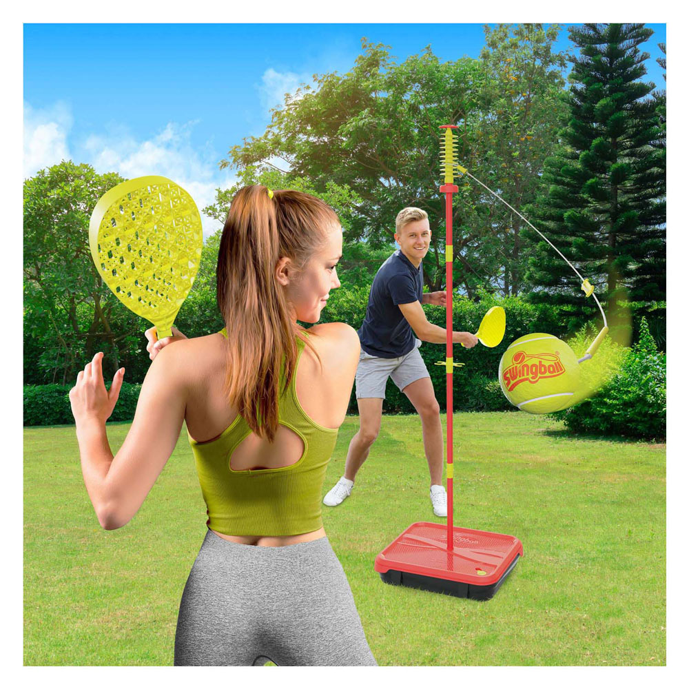 Ensemble de jeu de tennis Mookie Swingball rouge