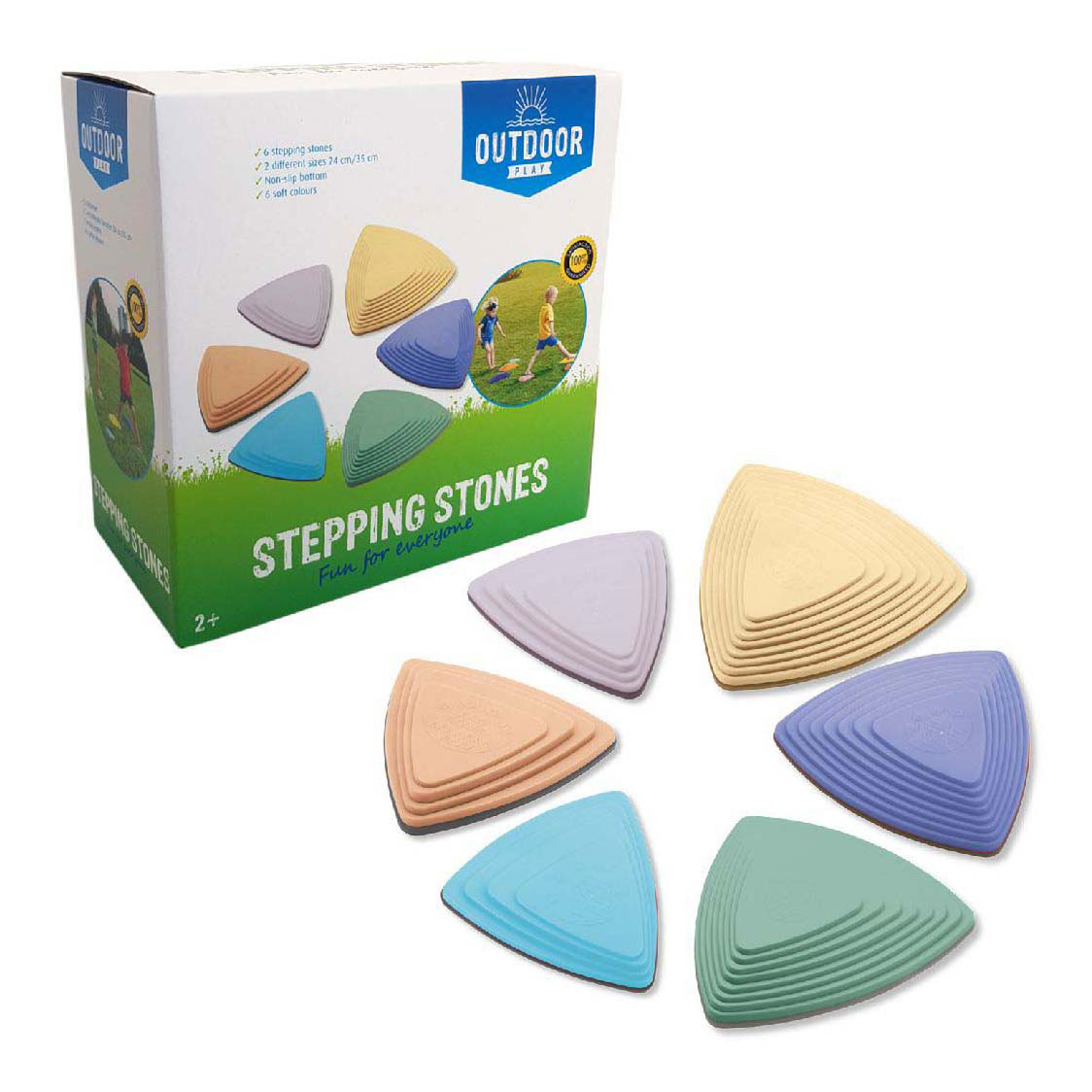 Outdoor Play Stapstenen, 6dlg.
