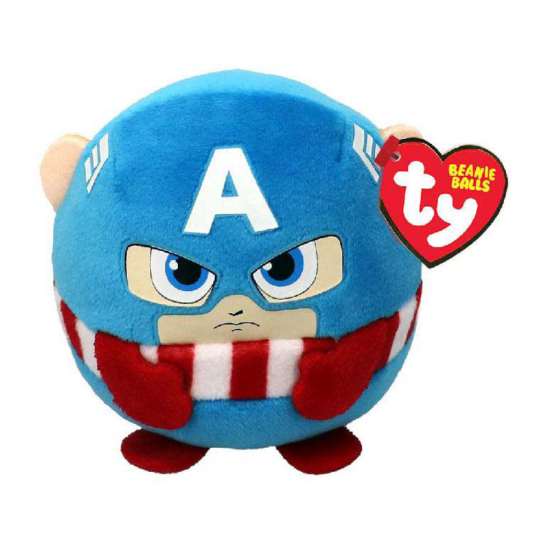 Ty Teeny Puffies - Marvel Capitan America, 10cm