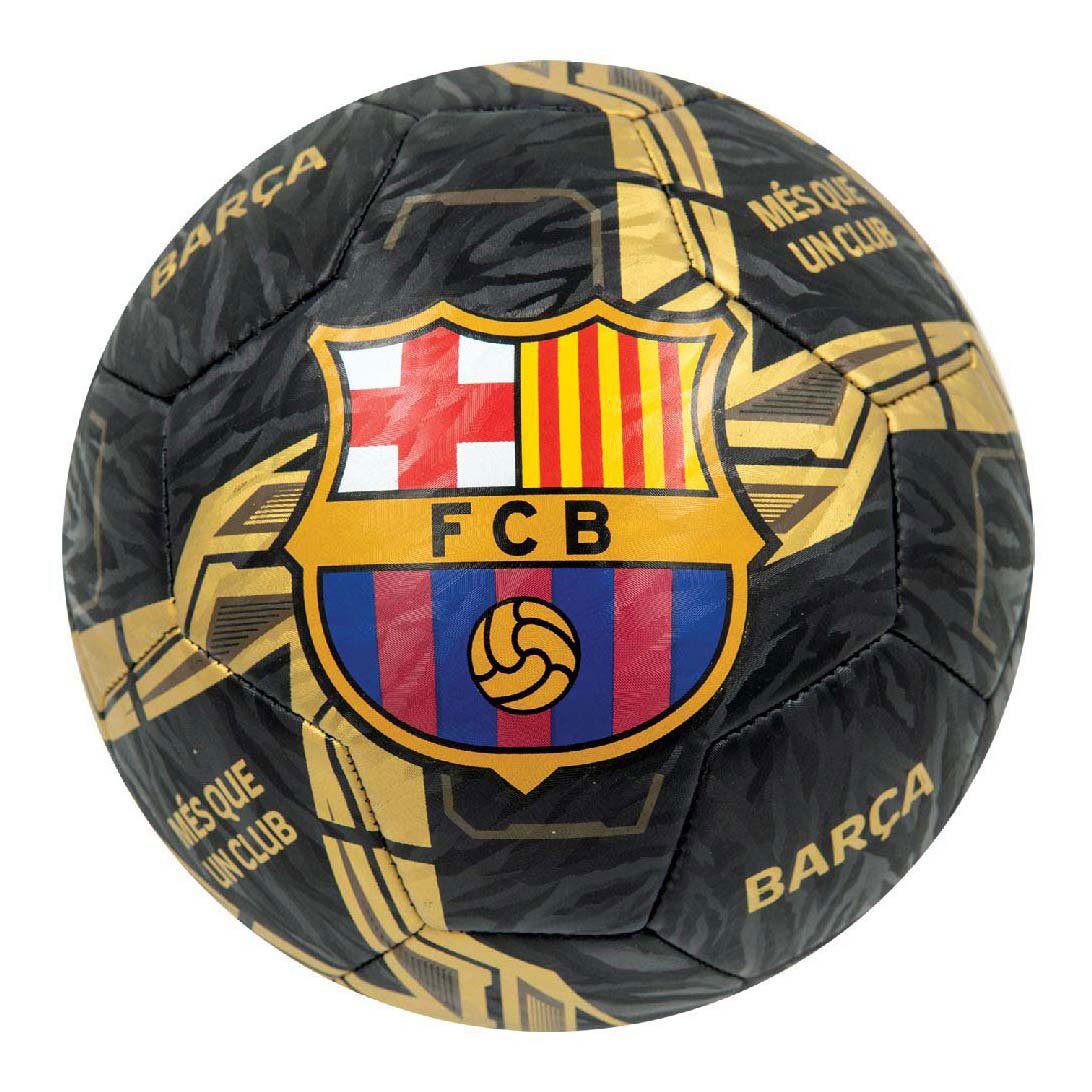 FC Barcelona Voetbal Lightning Black/Gold, 22cm