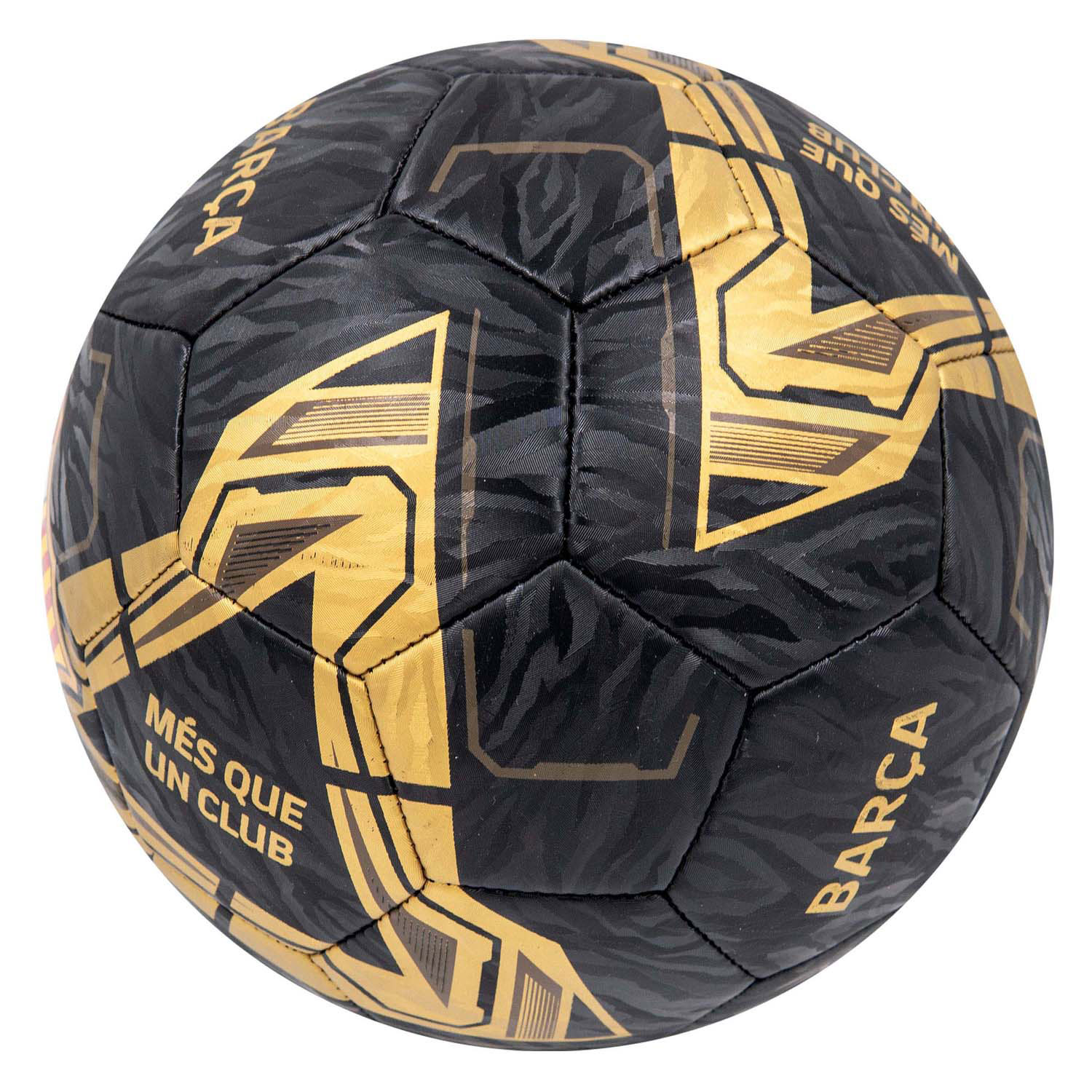 FC Barcelona Voetbal Lightning Black/Gold, 22cm