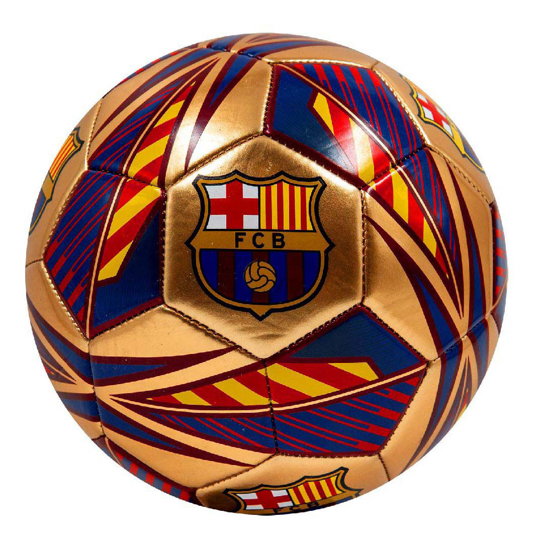 FC Barcelona Voetbal Pitch Gold, 22cm