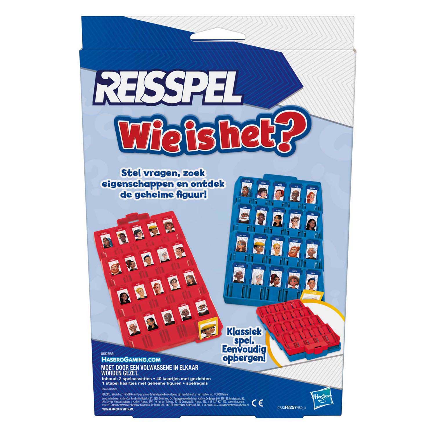 Reisspel Wie is het? - 2 Spelers