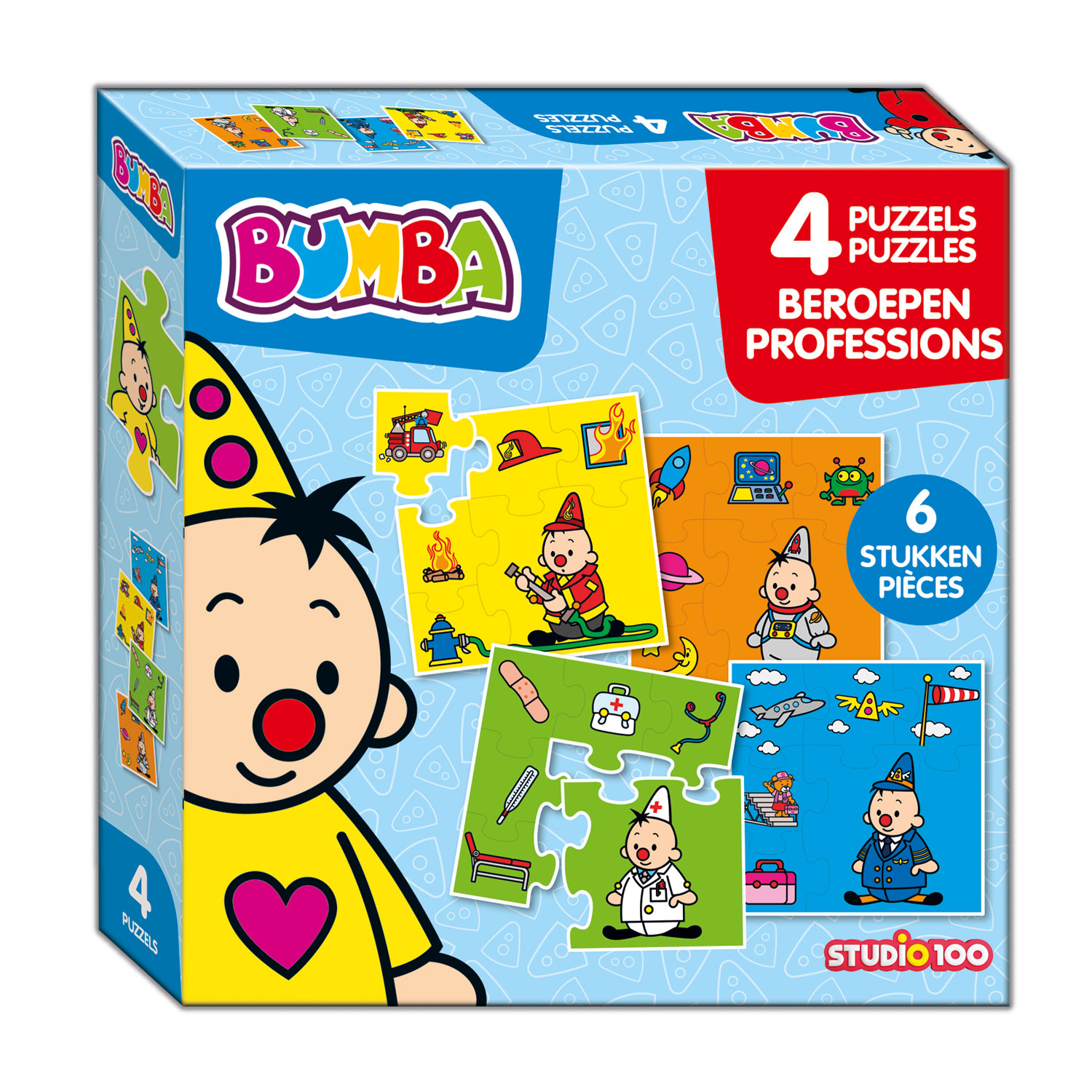 Denken Speel Helaas Bumba Puzzel Beroepen, 4in1 online kopen? | Lobbes Speelgoed België