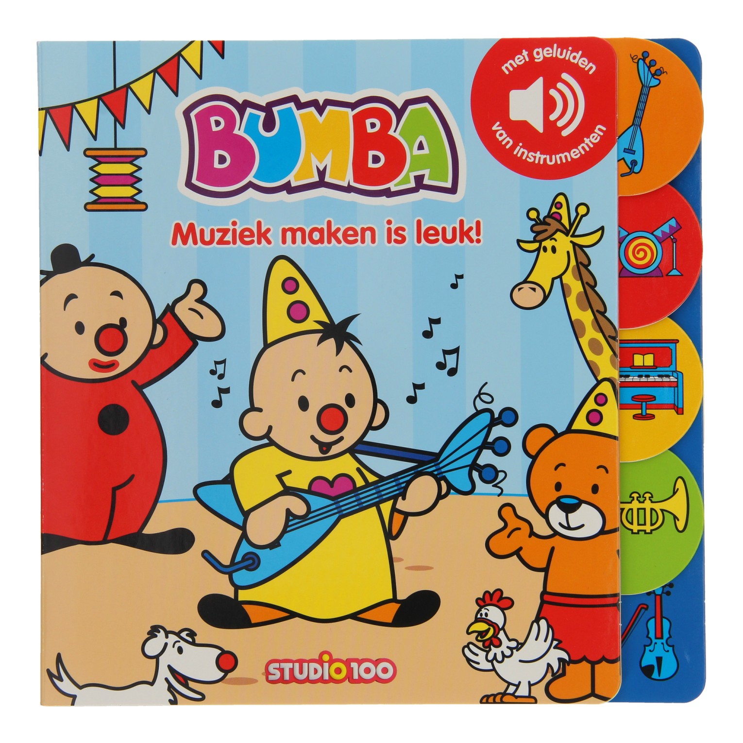 Bumba Geluidenboek - Muziek maken is leuk!