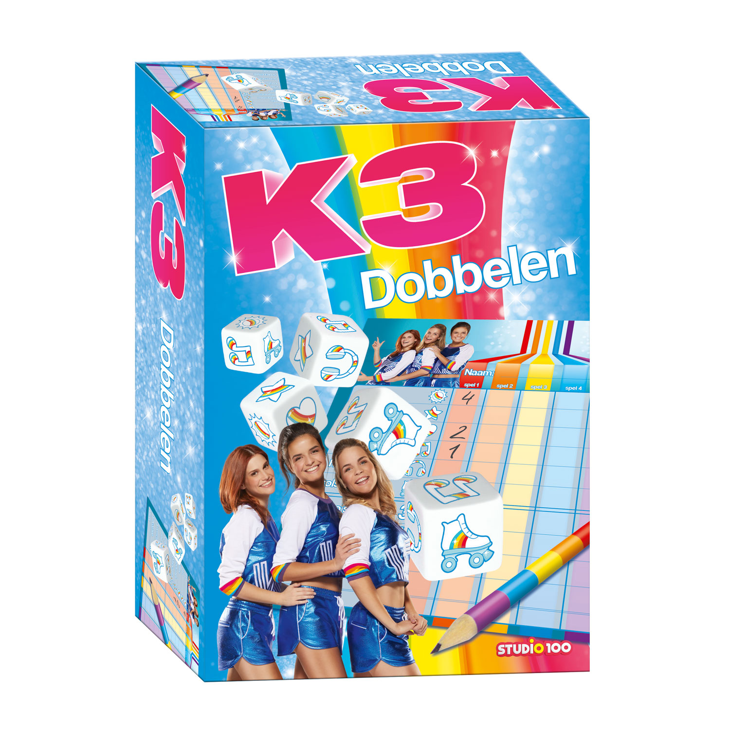 Heel Specimen Verbergen K3 Dobbelspel Roller Disco online kopen | Lobbes Speelgoed
