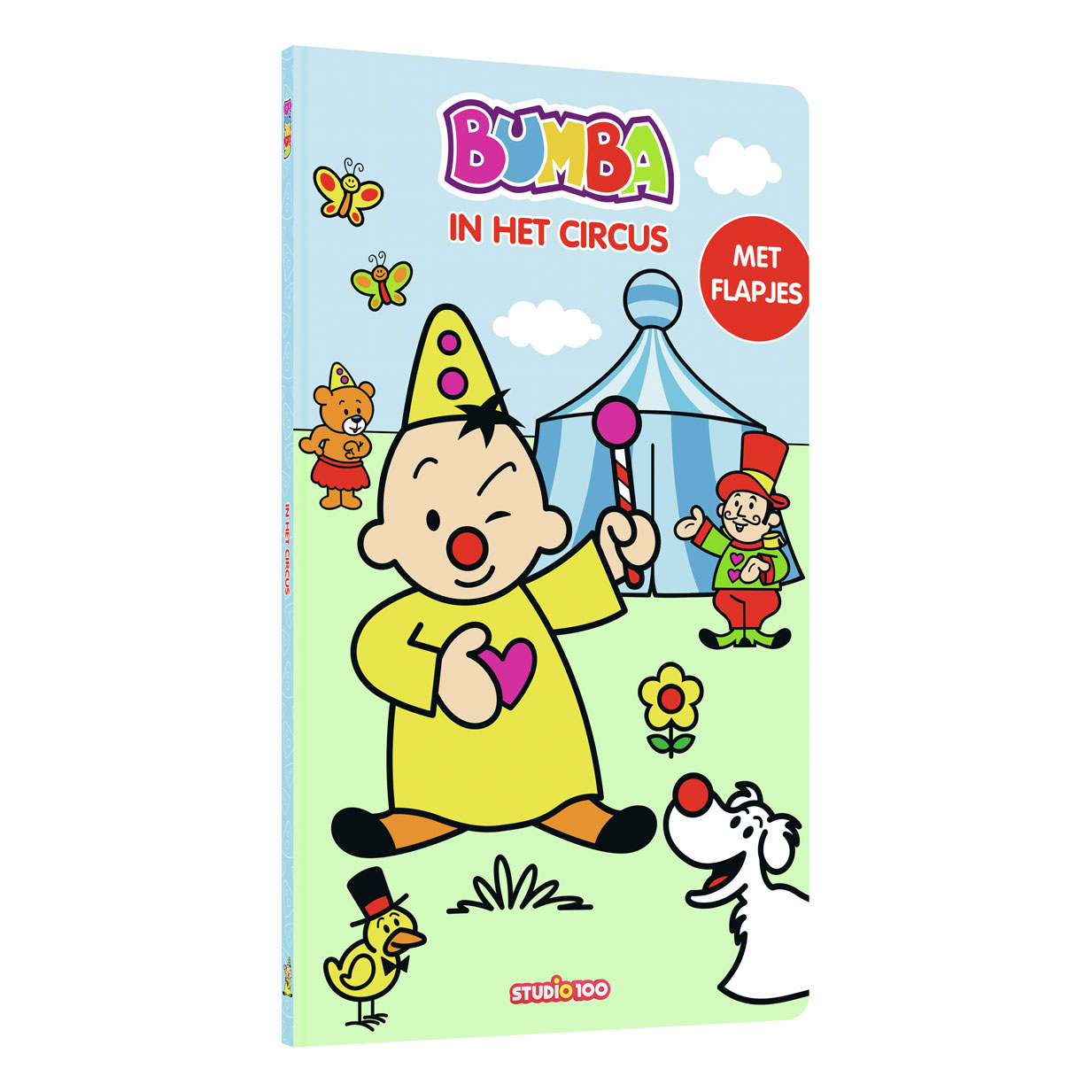 Bumba Kartonboek met Flapjes - In het Circus