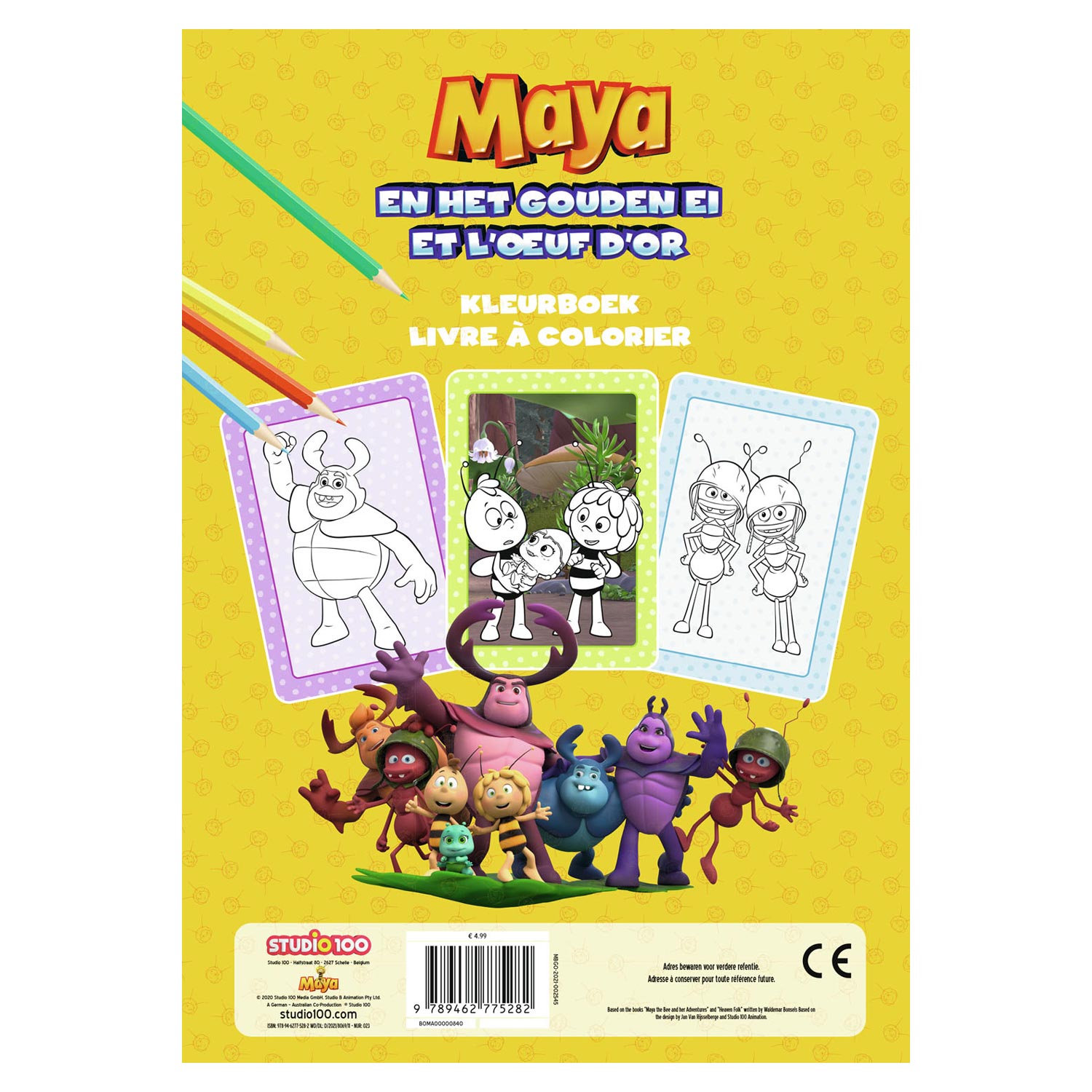 Maya de Bij Kleurboek - Het Gouden Ei