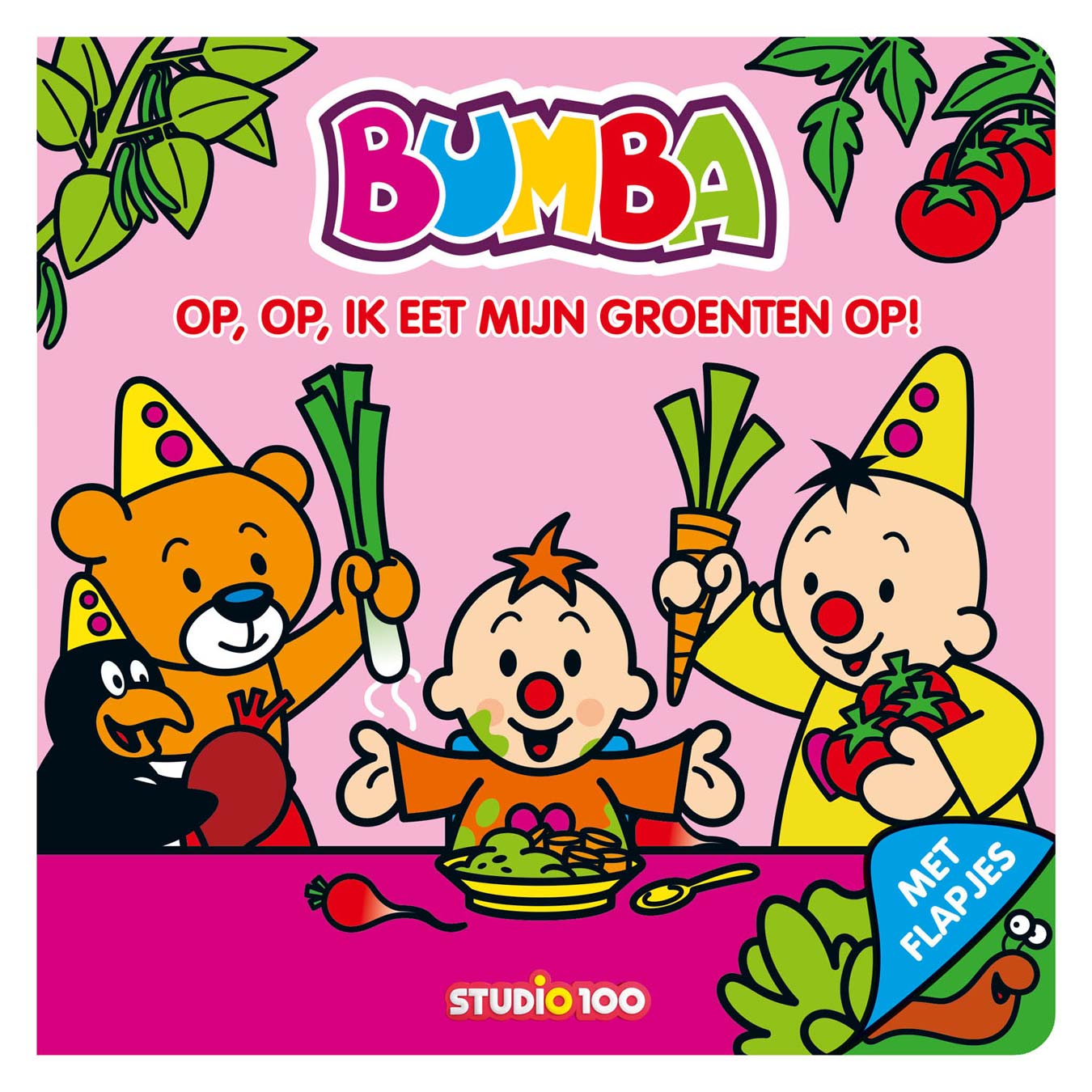 Bumba Kartonboek - Op, op, ik eet mijn groente op
