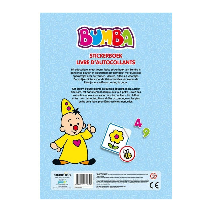 Bumba Stickerboek Sticker en Leer