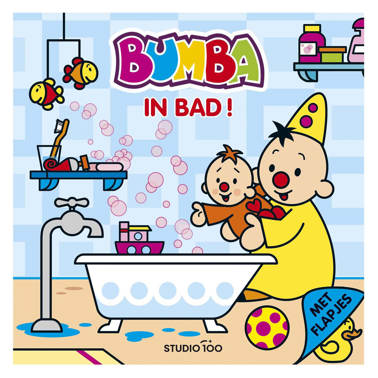 Bumba Kartonboek - In bad!