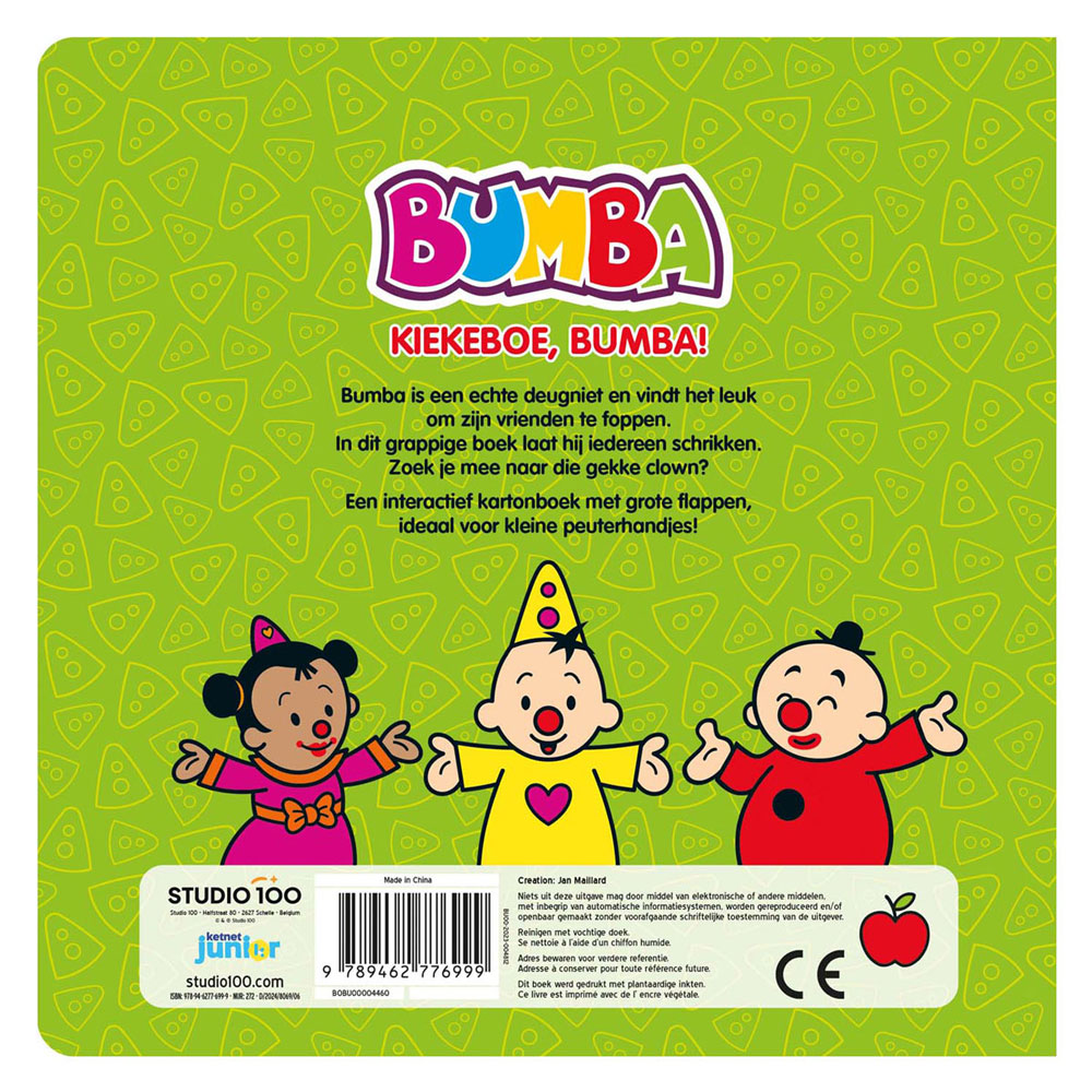 Bumba Kartonboek - Kiekeboe, Bumba!