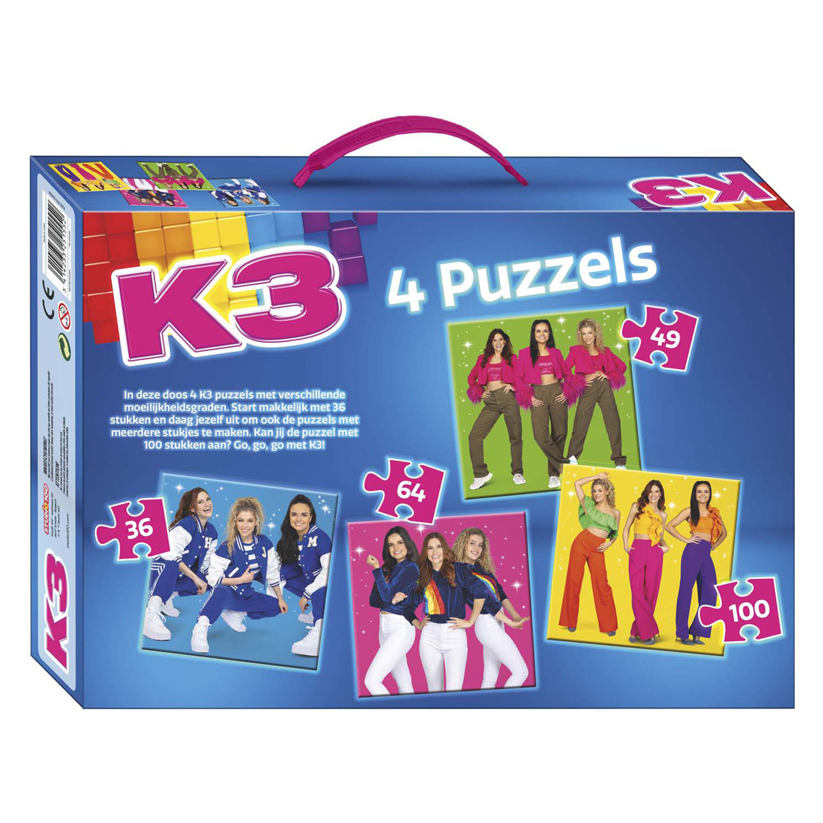 K3 4in1 Puzzel - Sterretjes