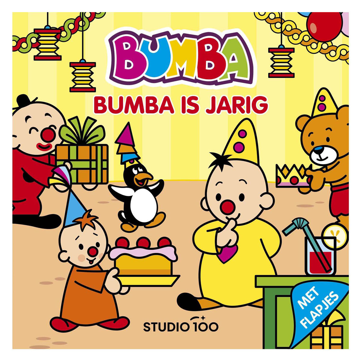 Livre cartonné à rabats Bumba - L'anniversaire de Bumba