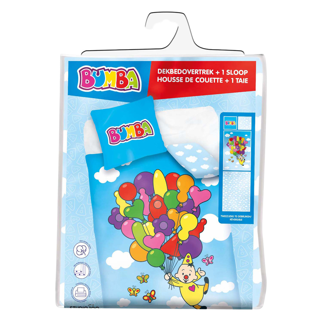 Bumba Dekbedovertrek - Ballonnen 140x200 cm