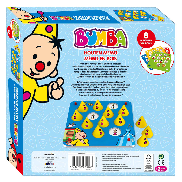 Bumba Houten Memospel
