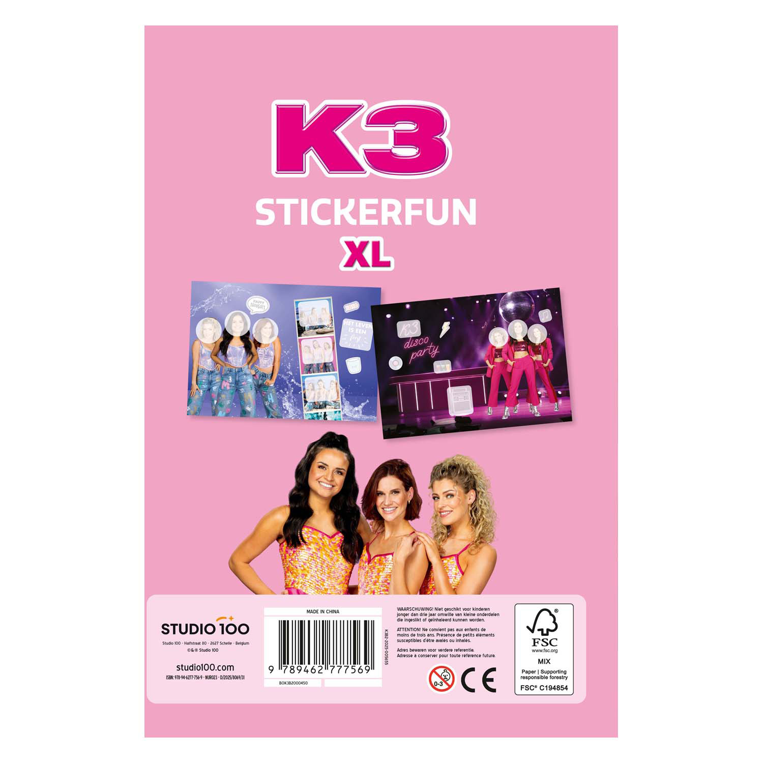 K3 Stickerboek - Stickerfun XL