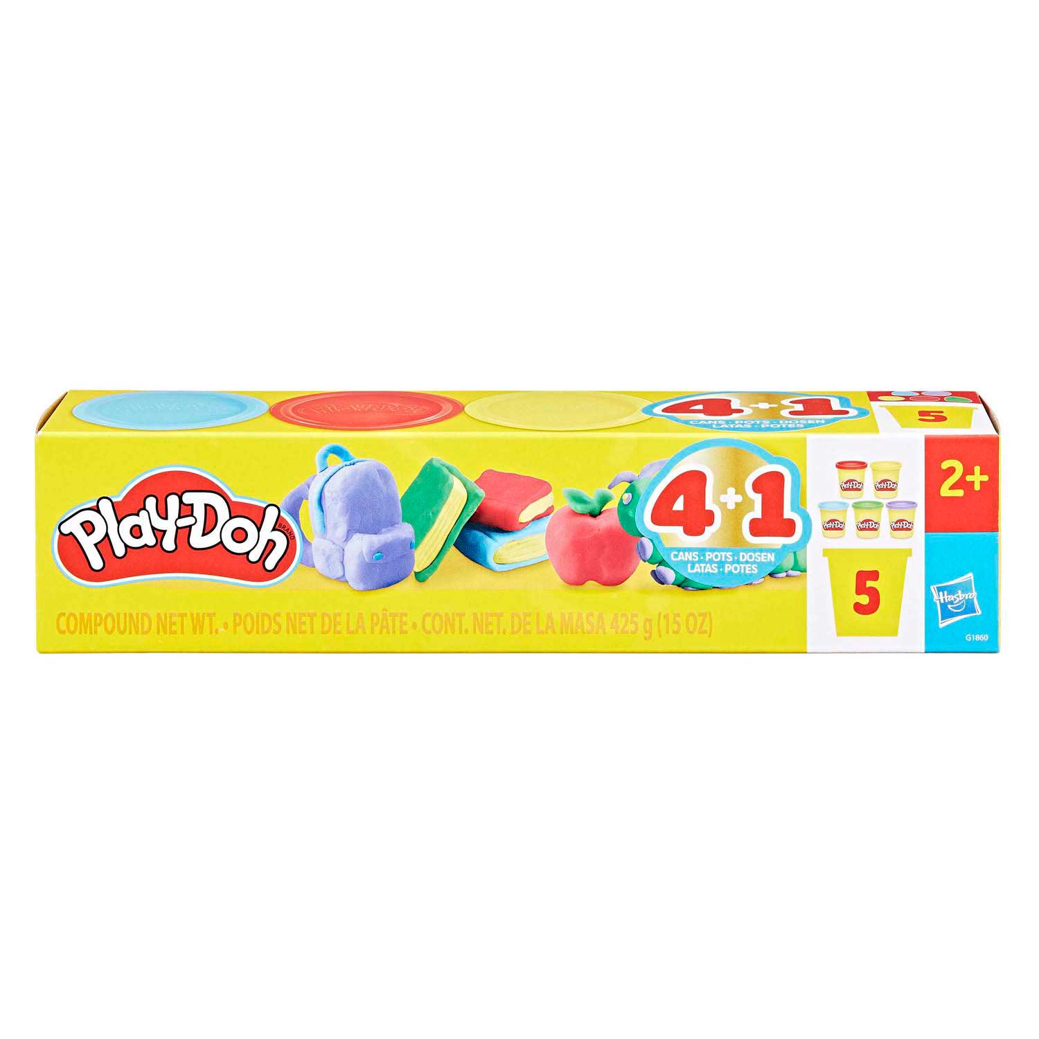 Play-Doh Retour à l'école - 5 pièces.