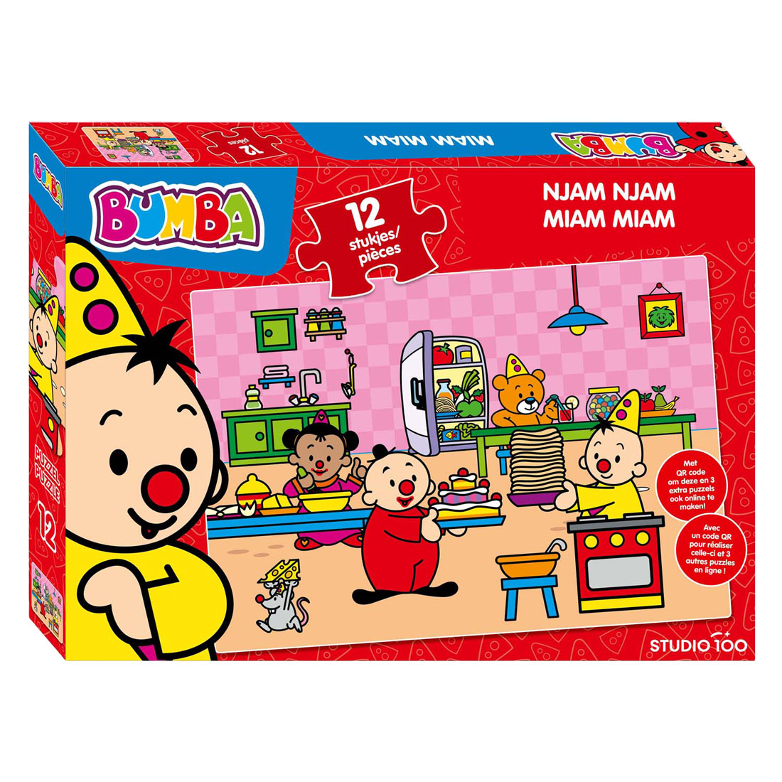 Bumba Puzzel Njam Njam - 12st.