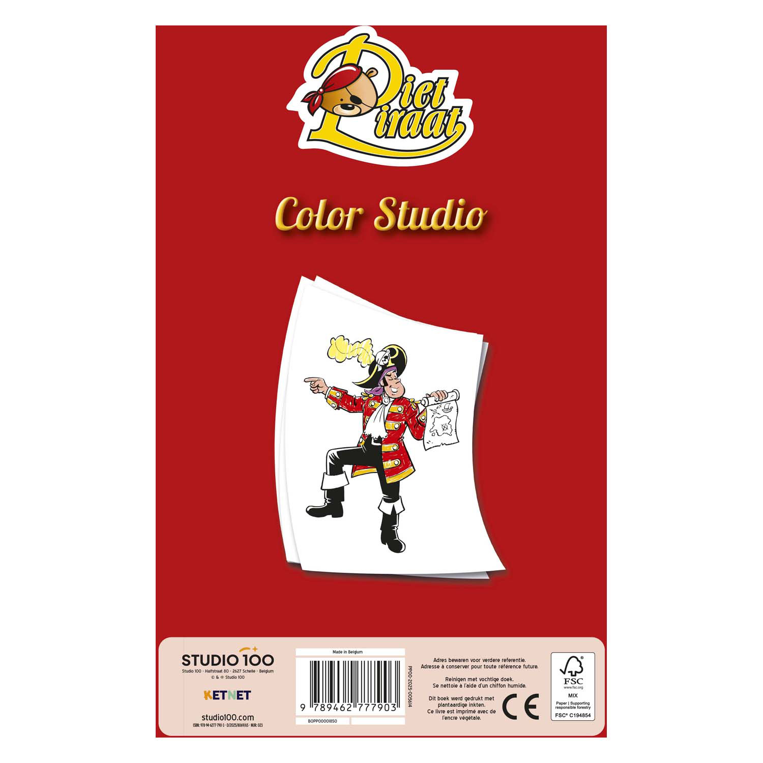 Piet Piraat Kleurboek