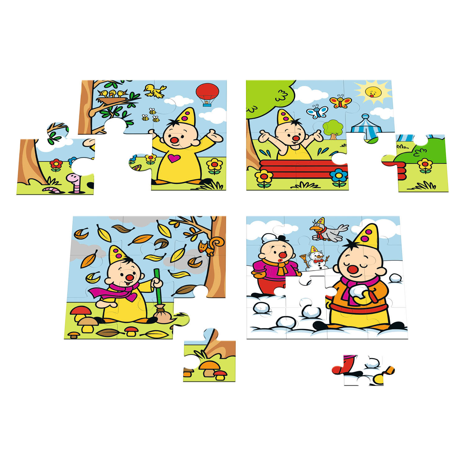 Bumba 4 in 1 Puzzel - Seizoenen