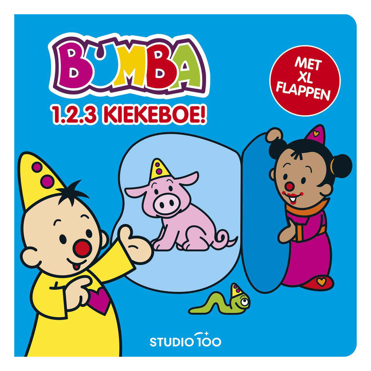 Bumba Kartonboek - 1, 2 , 3 Kiekeboe!