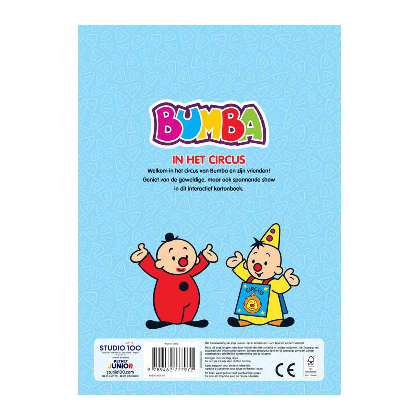 Bumba Kartonboek A4 - In het circus