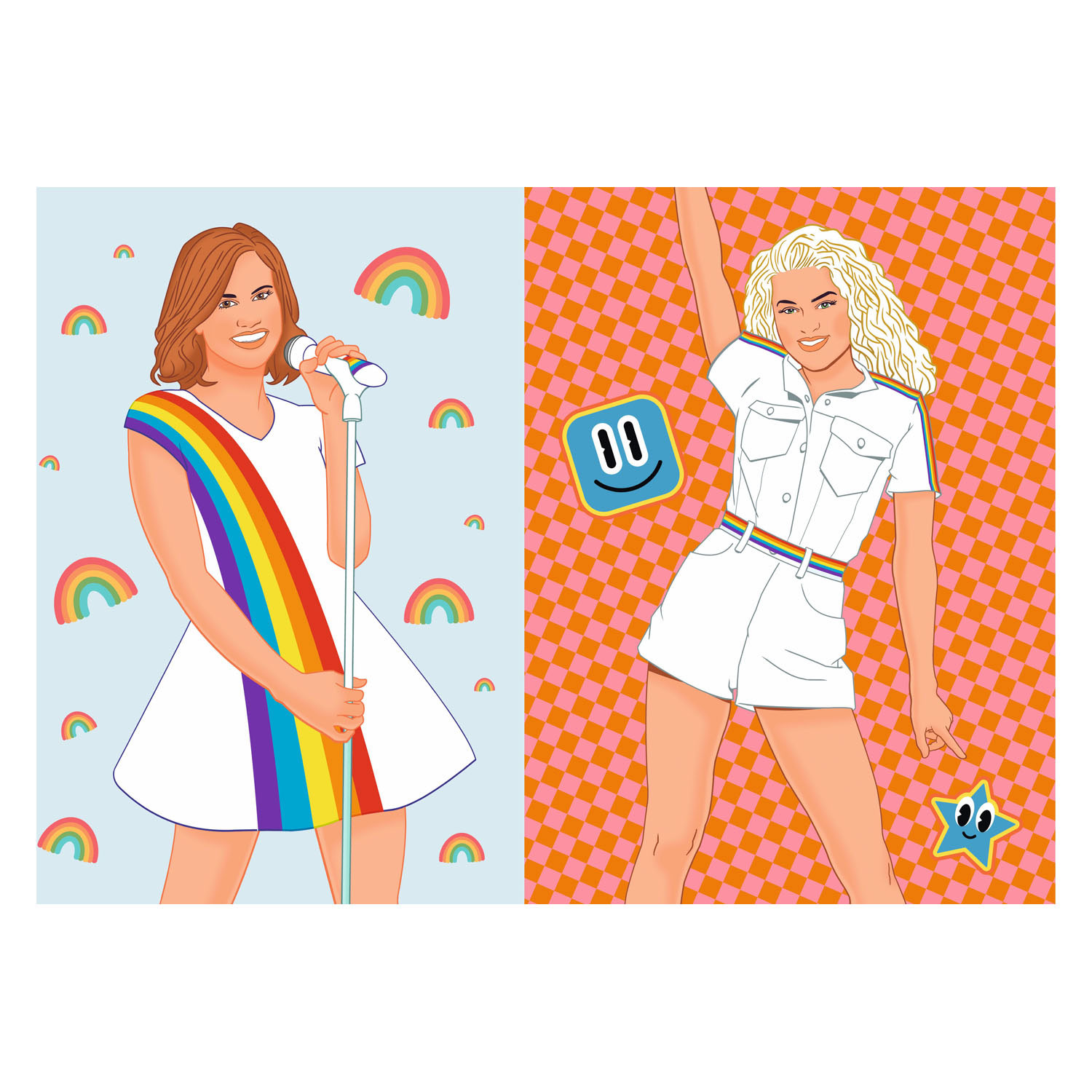 K3 Kleurboek - Diamant stickers