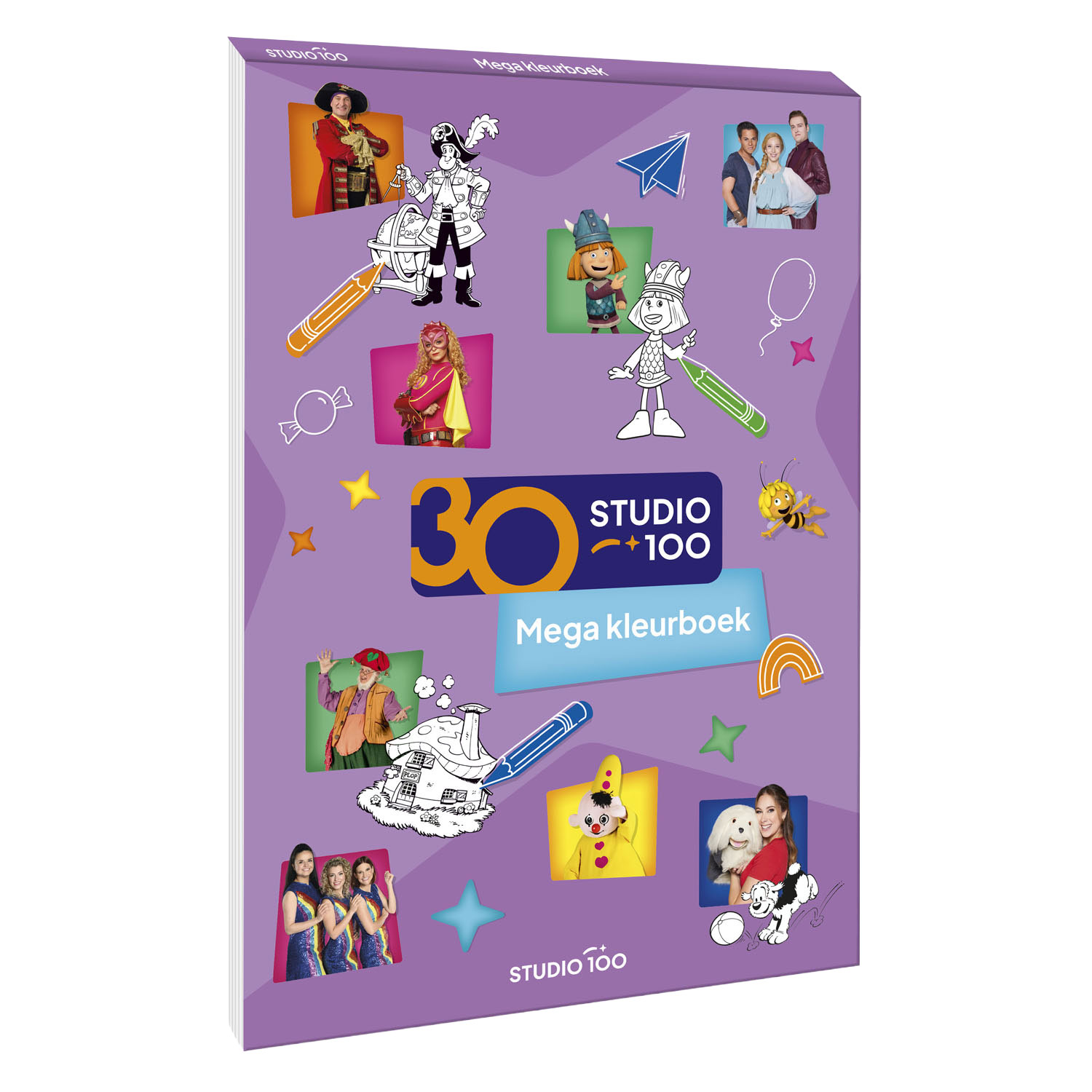 Studio 100 Mega kleurboek - 30 jaar