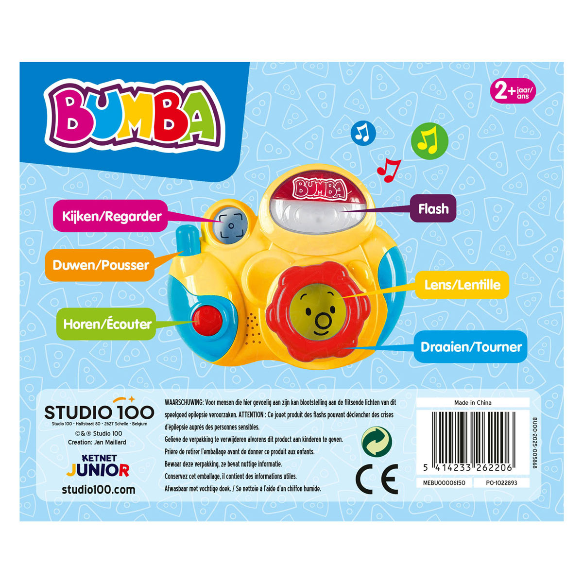 Bumba Camera Musica Spielzeugkamera