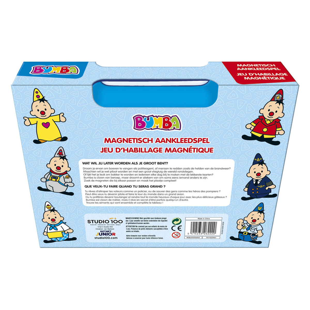 Bumba Magnetisch Aankleedspel - Beroepen