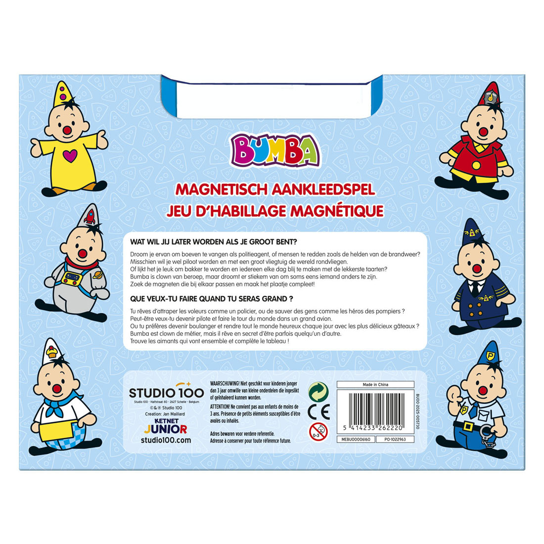 Bumba Magnetisch Aankleedspel - Beroepen