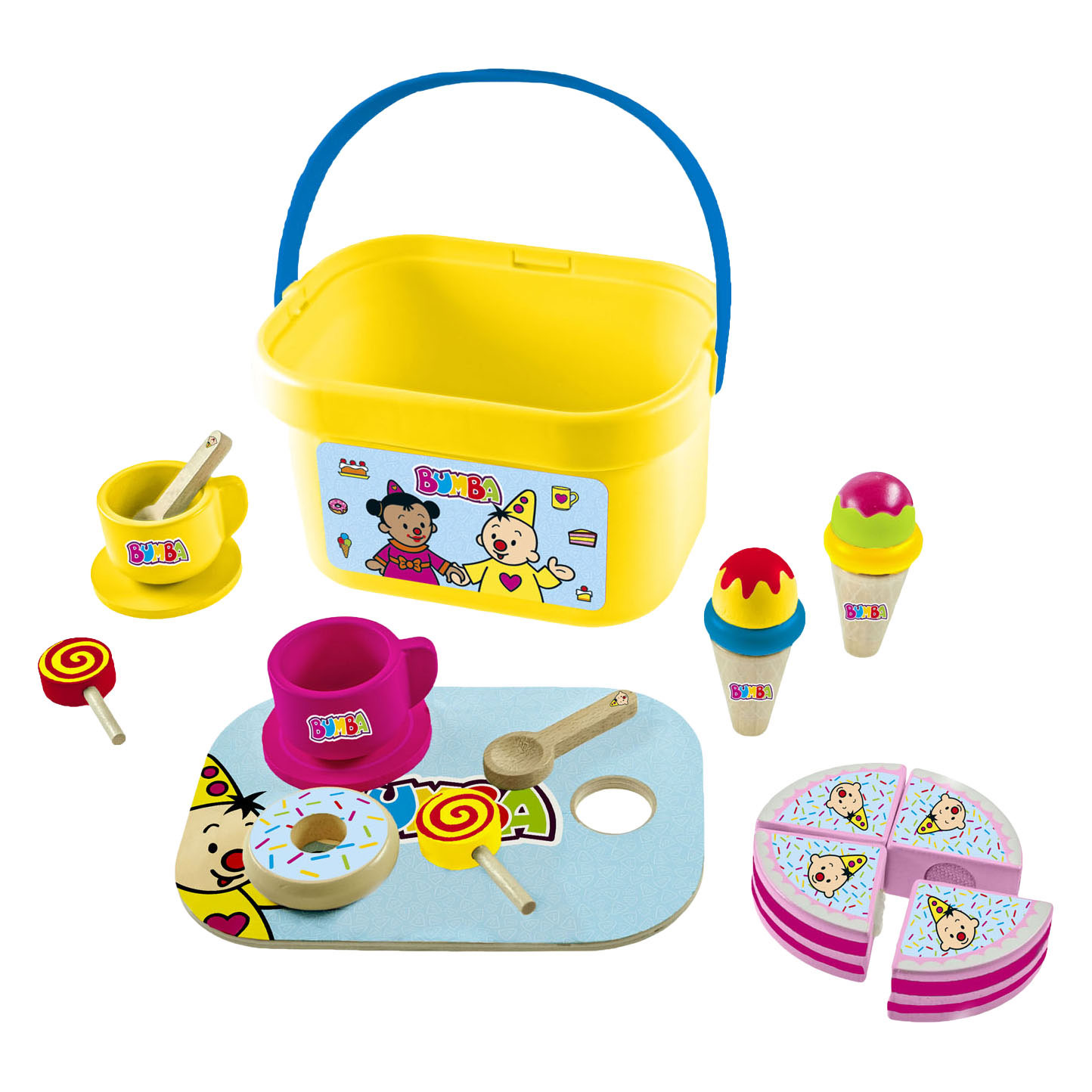 Bumba Houten Theeset - 21dlg.