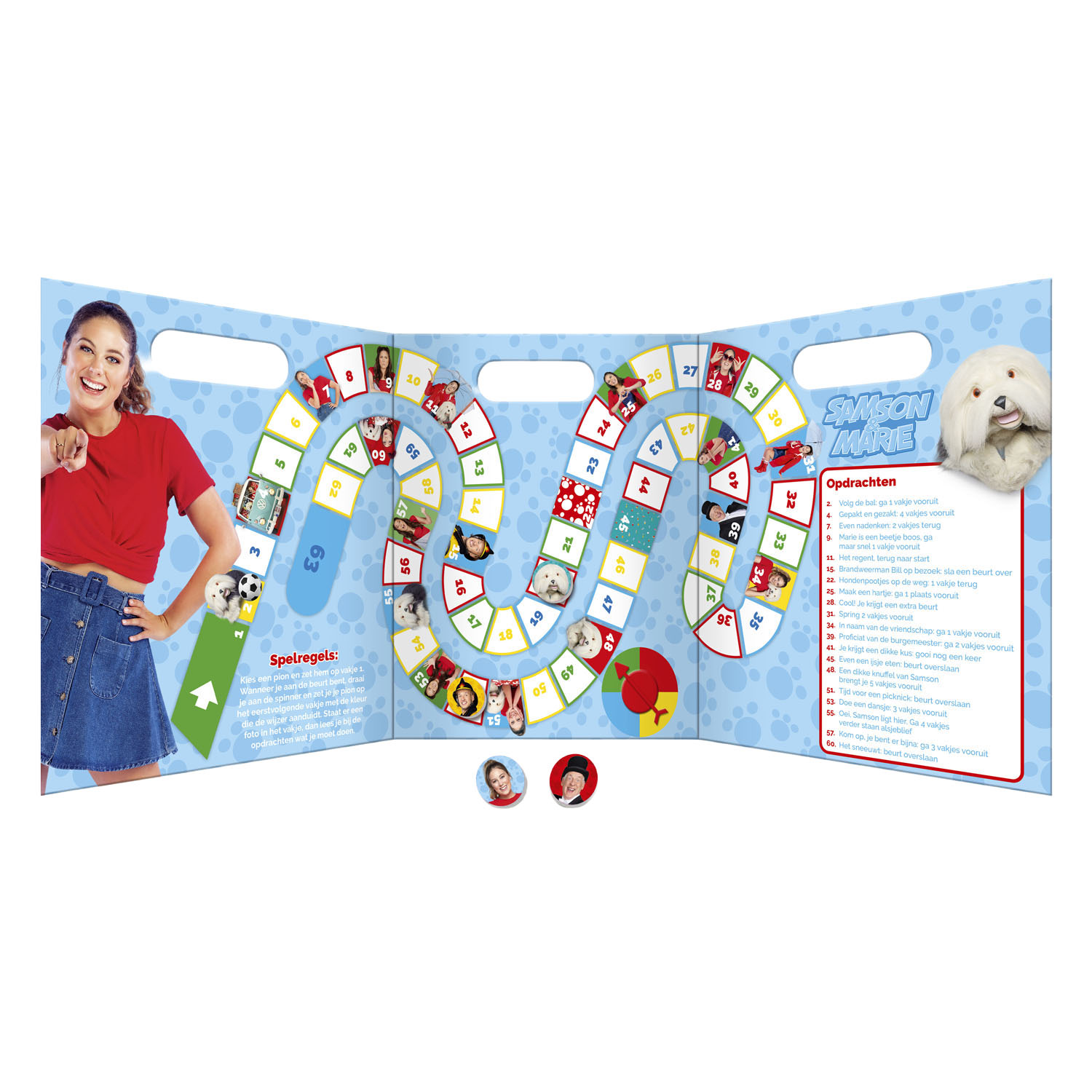 Samson & Marie Ganzenbord Magneetspel