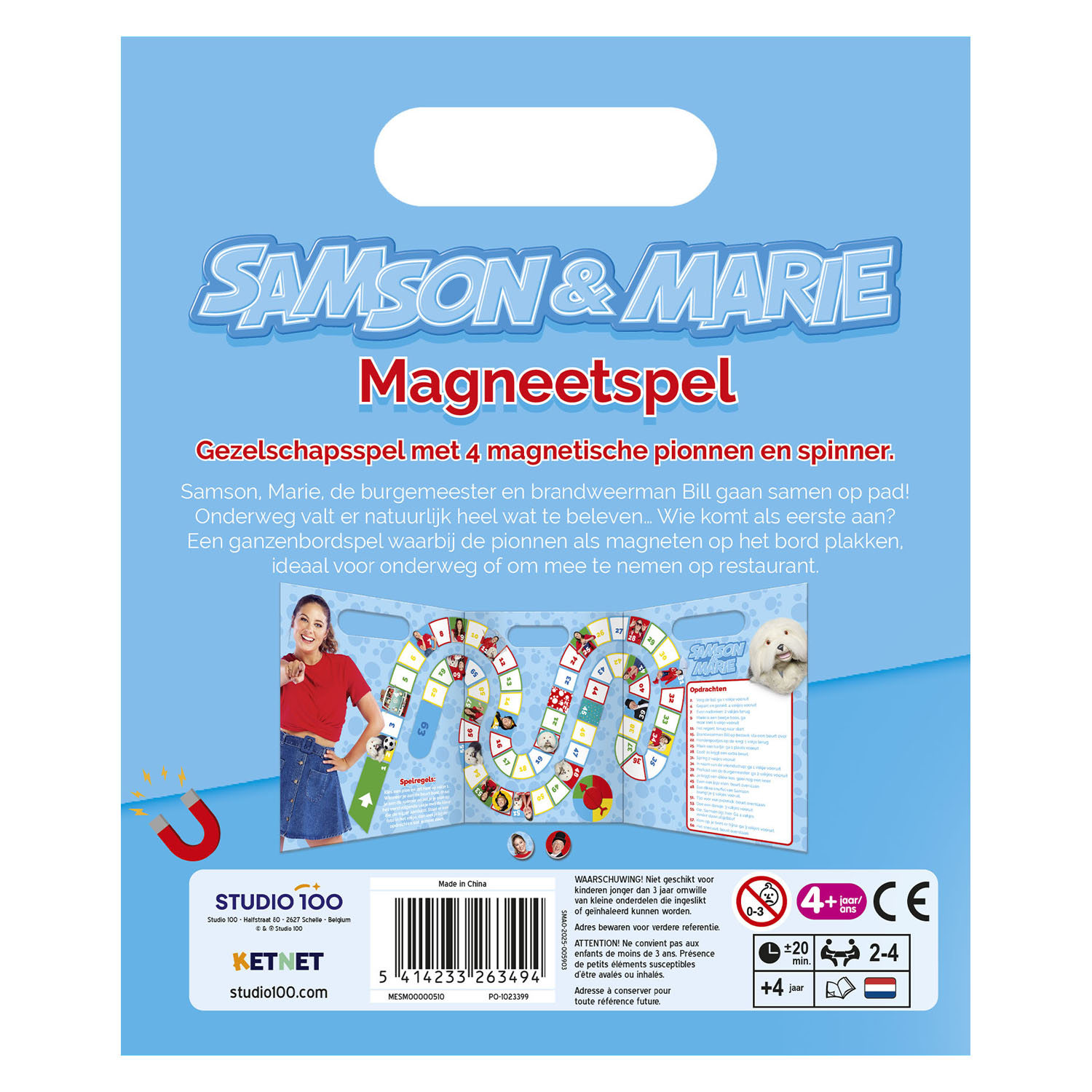 Samson & Marie Ganzenbord Magneetspel