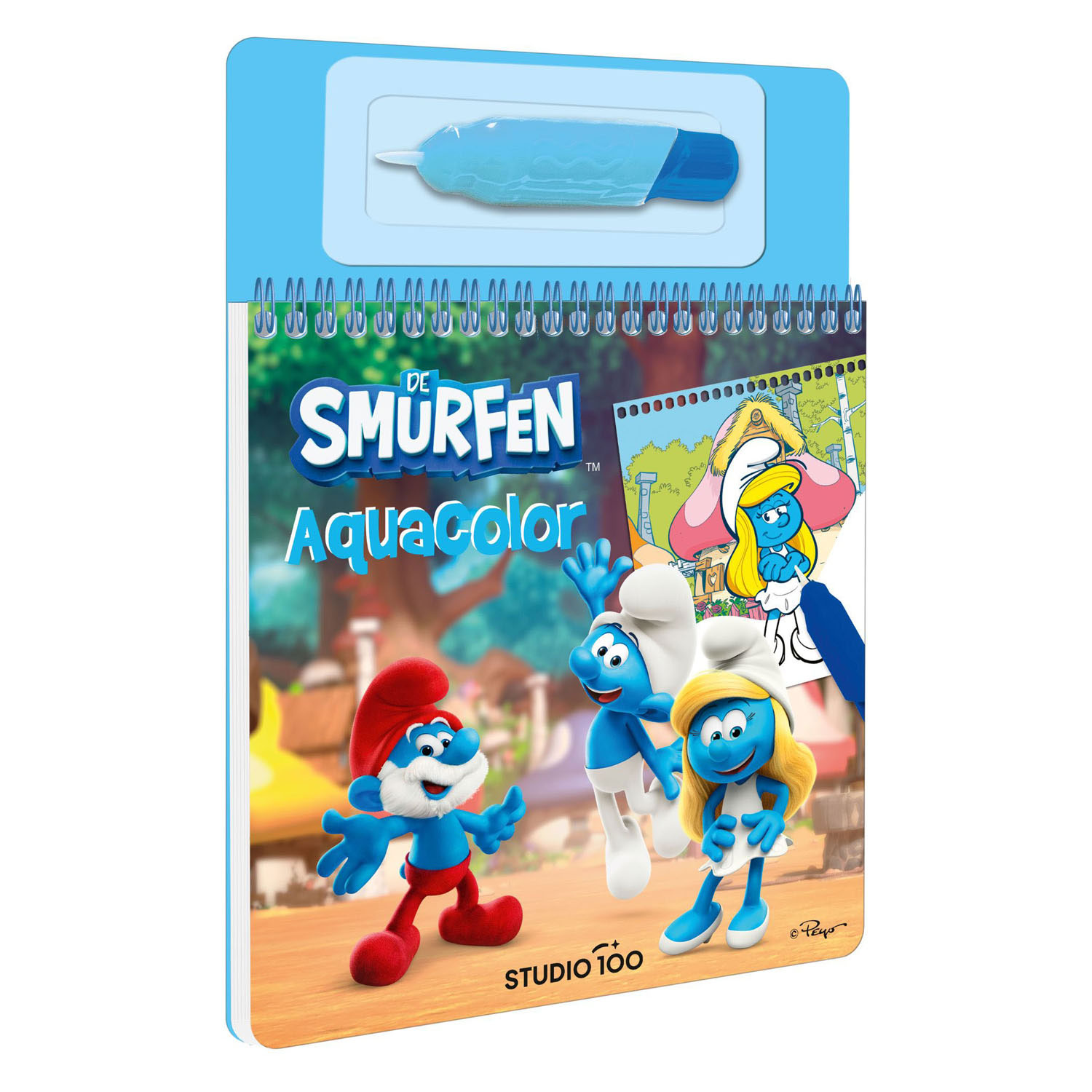 De Smurfen Kleuren met Water - Aqua Color