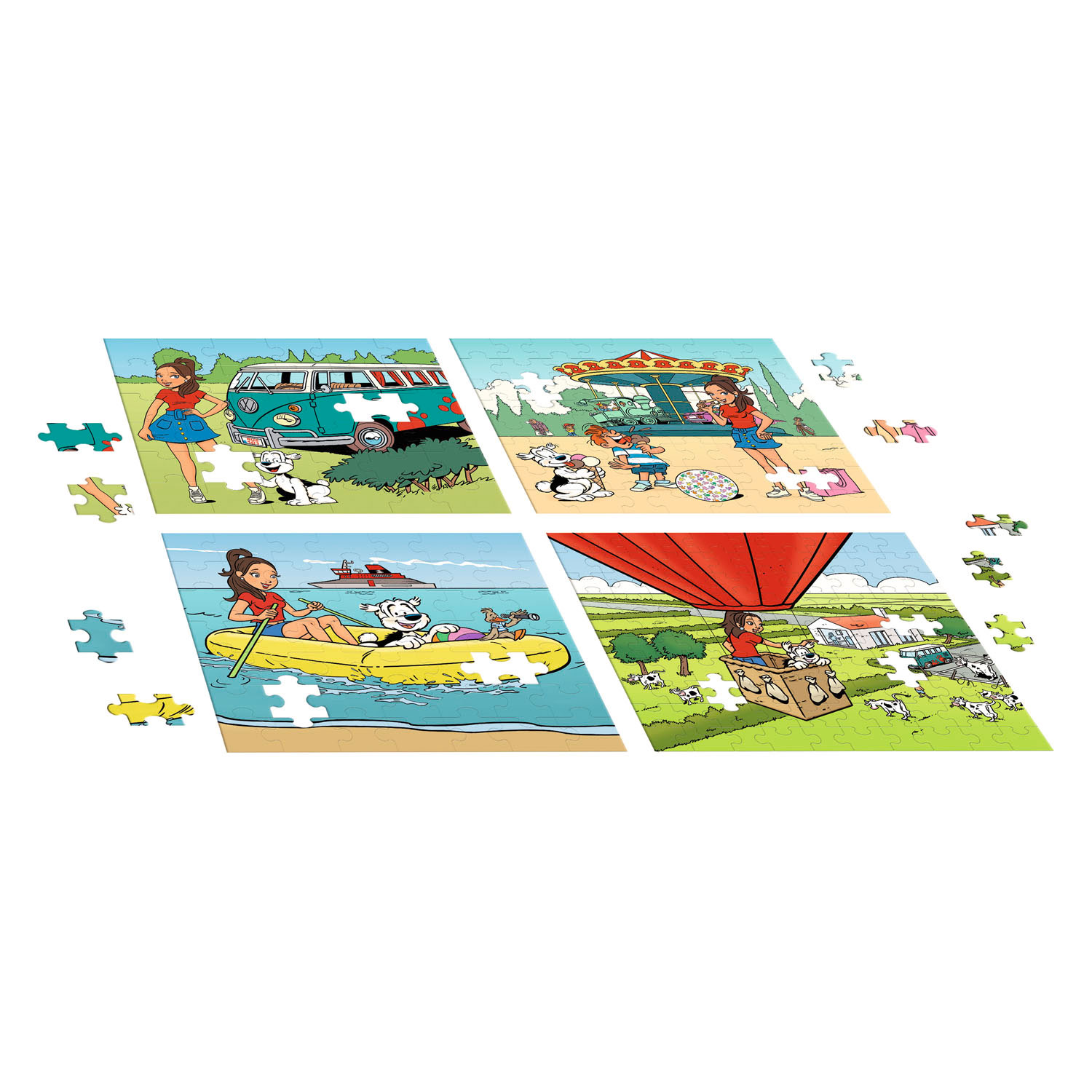 Samson & Marie Puzzel - 4 in 1