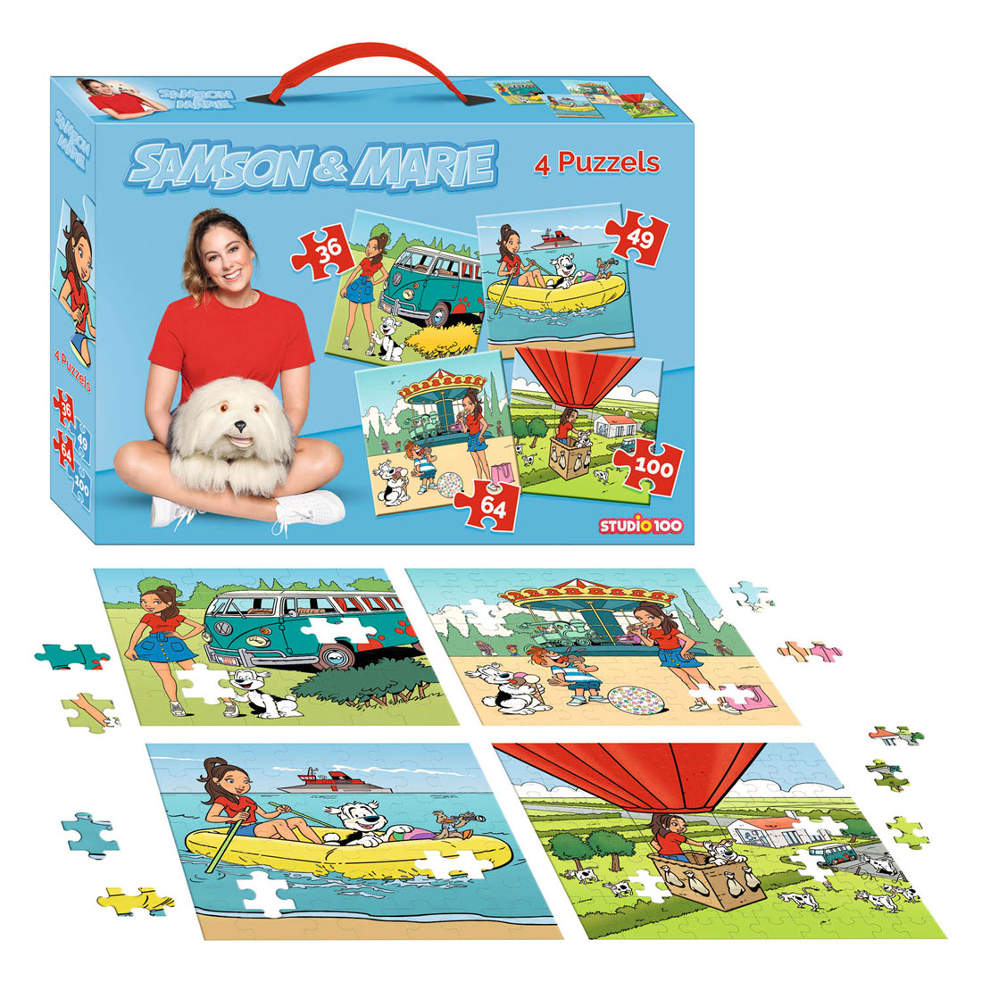Samson & Marie Puzzel - 4 in 1